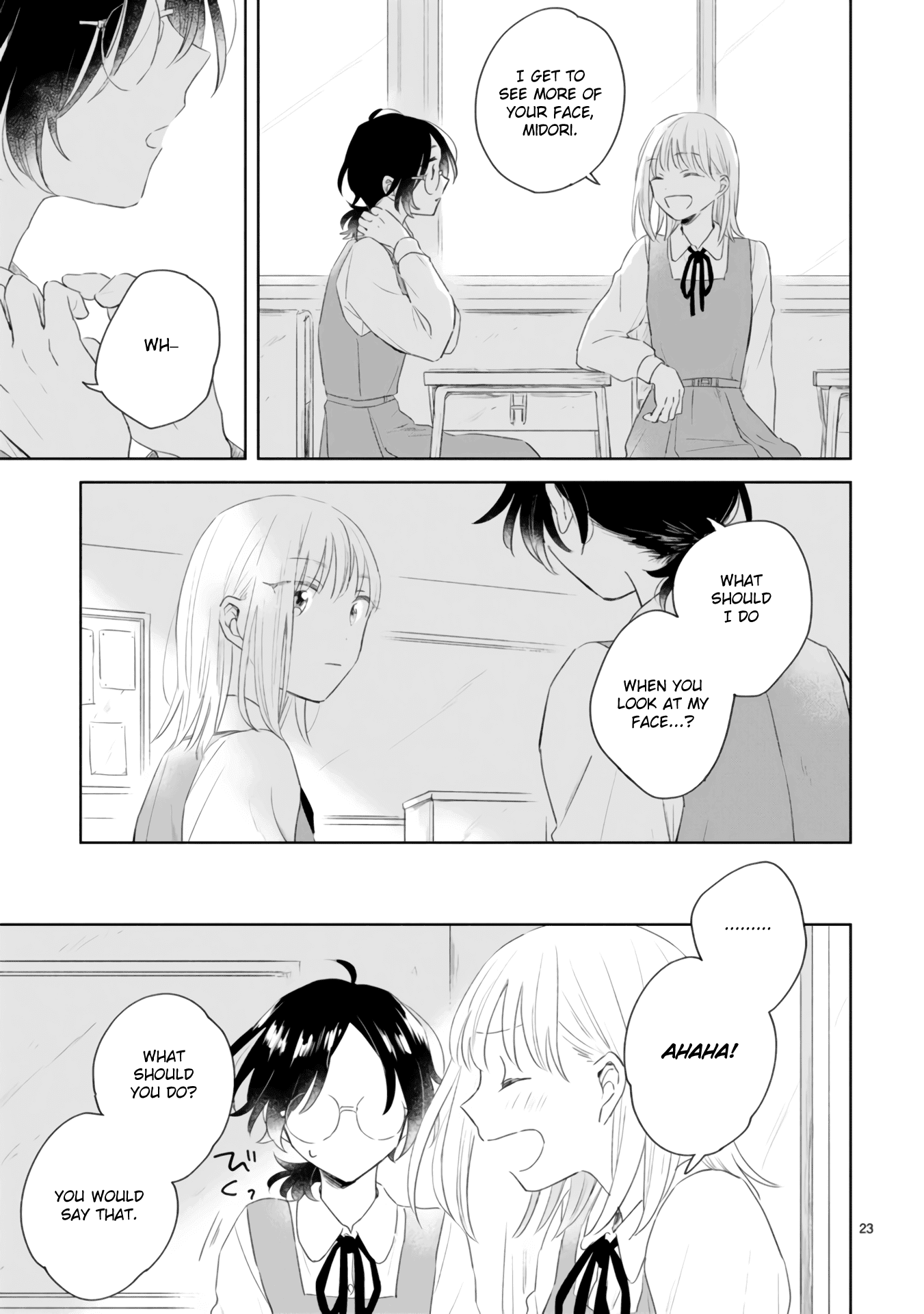 Haru and Midori Chapter 4 page 23 - Chapter 4