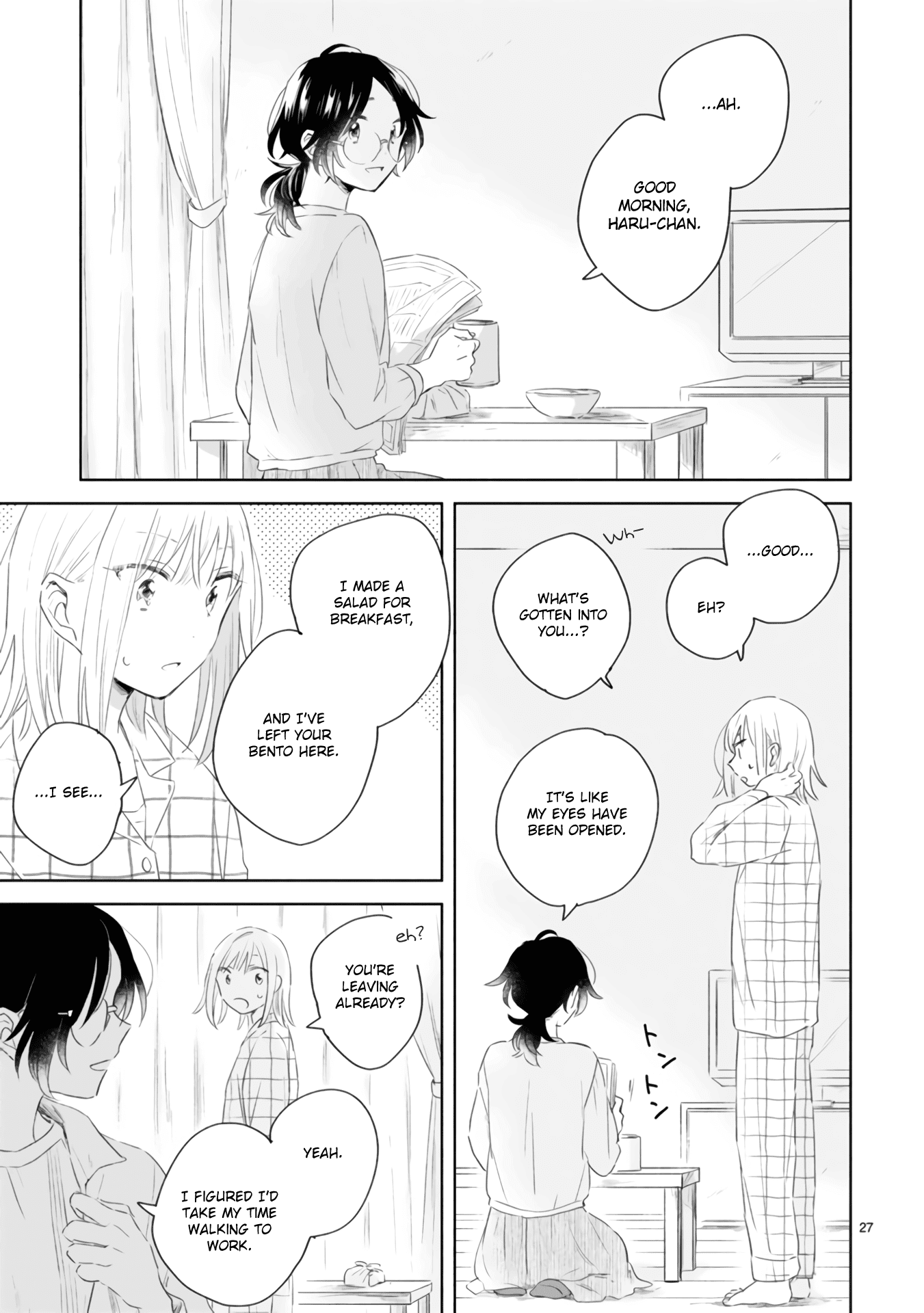 Haru and Midori Chapter 4 page 27 - Chapter 4
