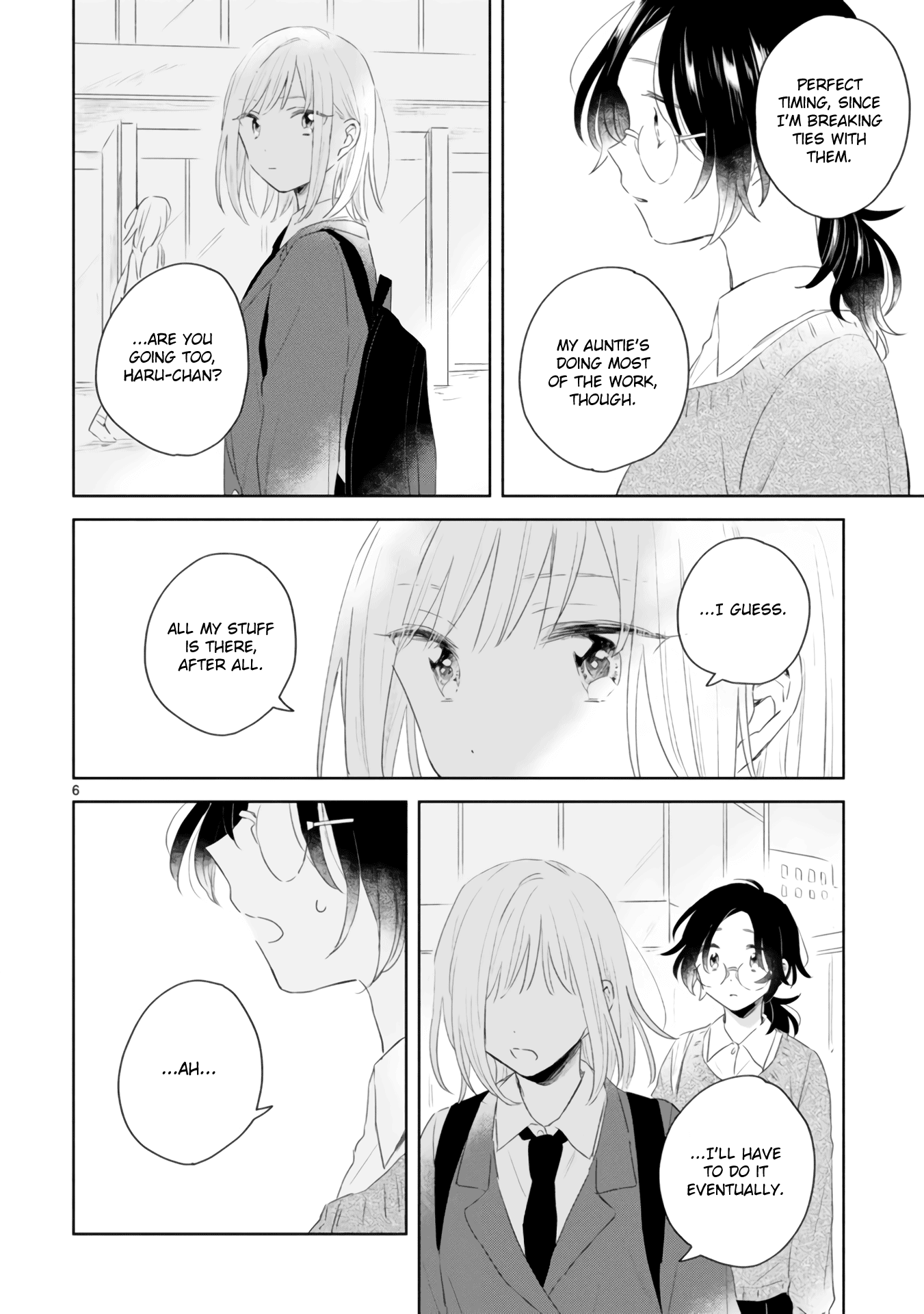 Haru and Midori Chapter 4 page 6 - Chapter 4