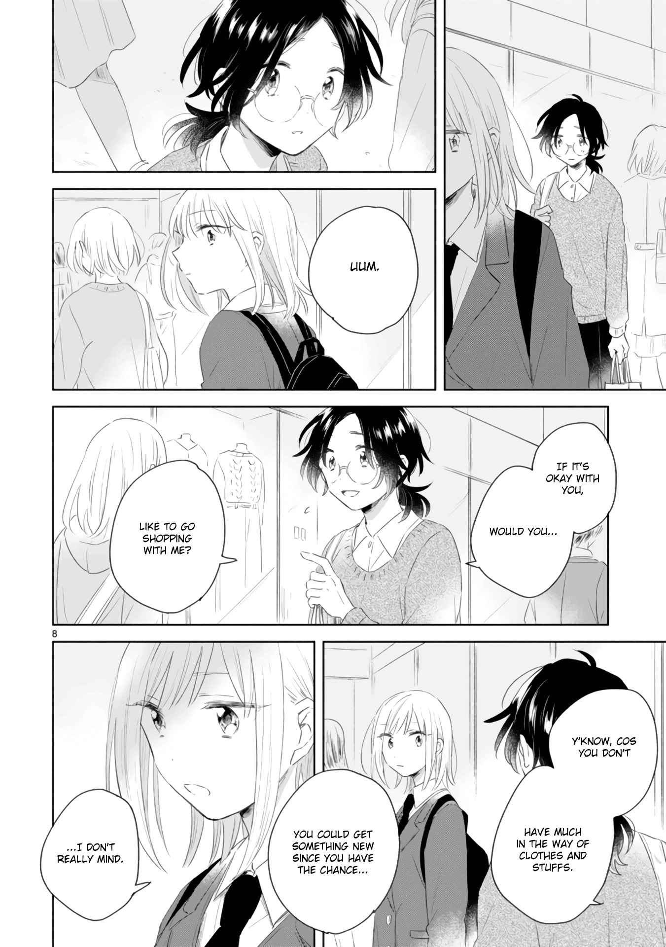 Haru and Midori Chapter 4 page 8 - Chapter 4