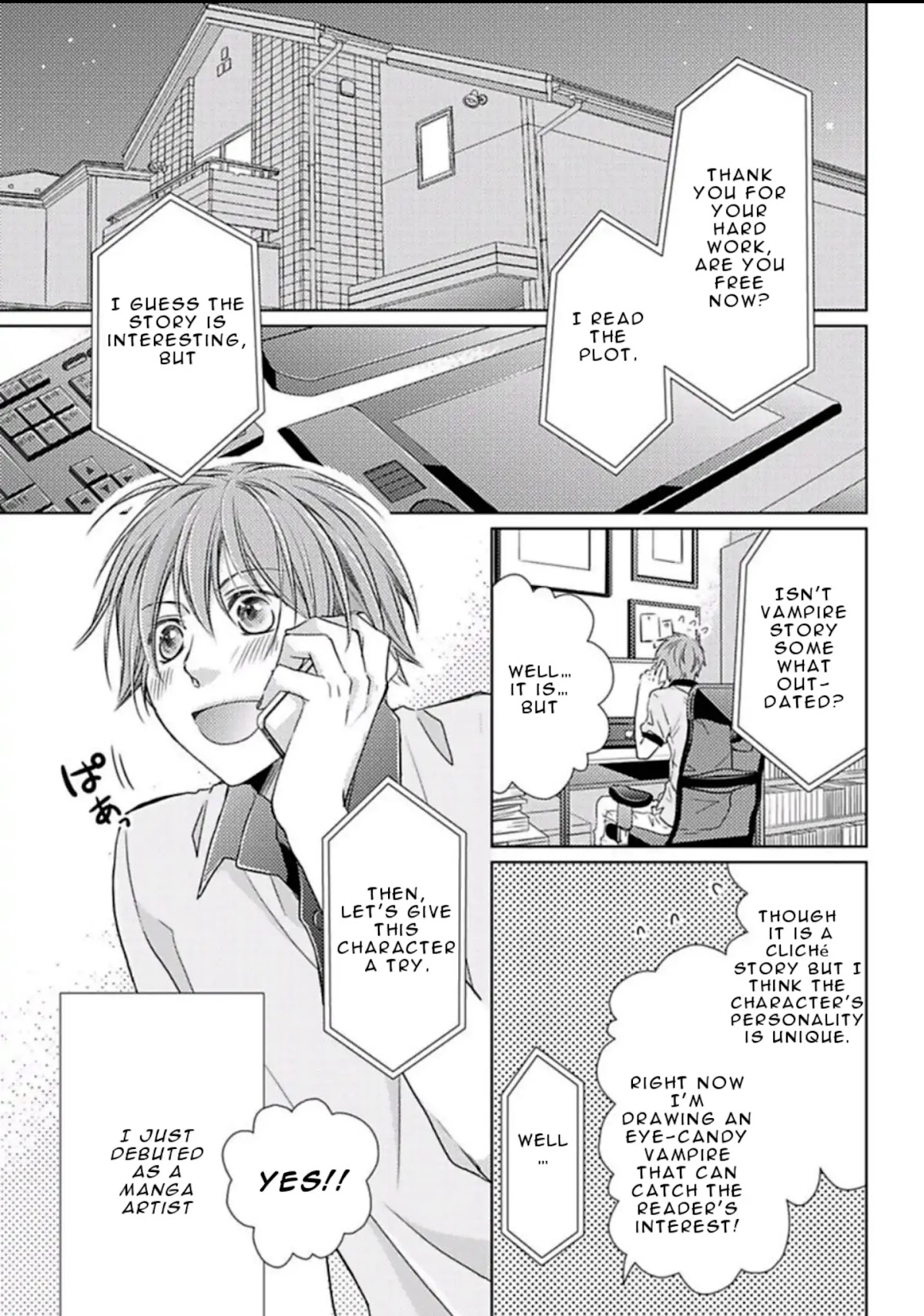 Haru and Vampire Chapter 1 page 8 - Chapter 1: Episode 1