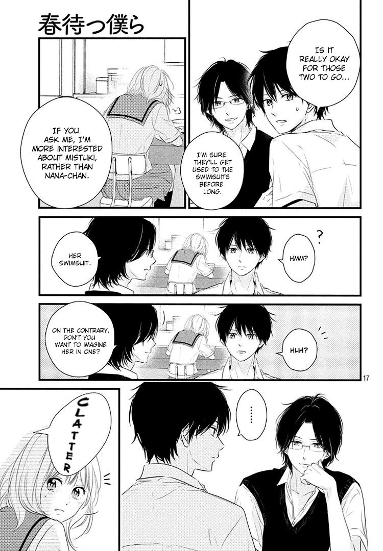 Haru Matsu Bokura Chapter 19 page 17 - Chapter 19 : I like your Honesty