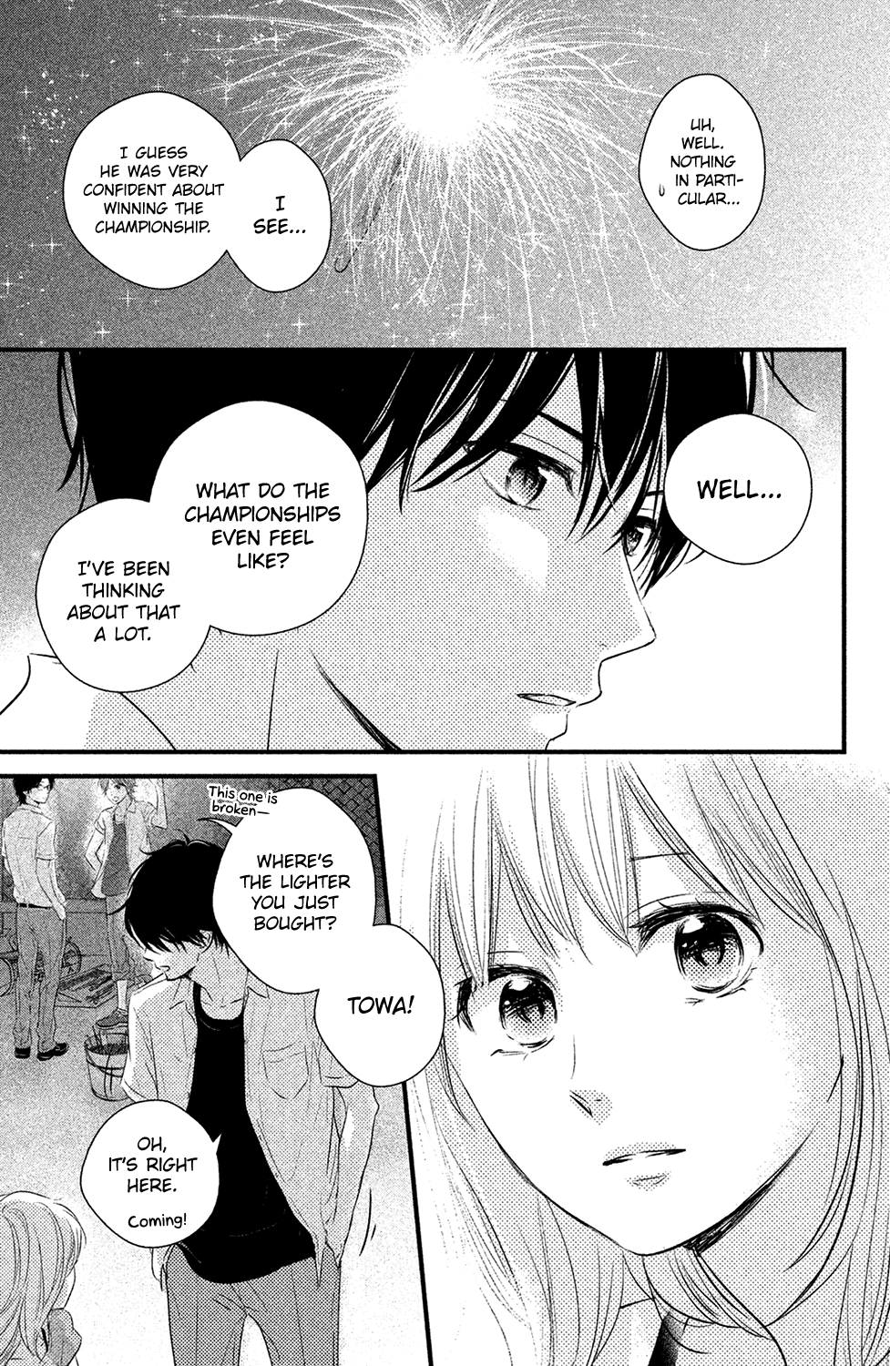 Haru Matsu Bokura Chapter 23 page 33 - Chapter 23 : Gloomy Fireworks