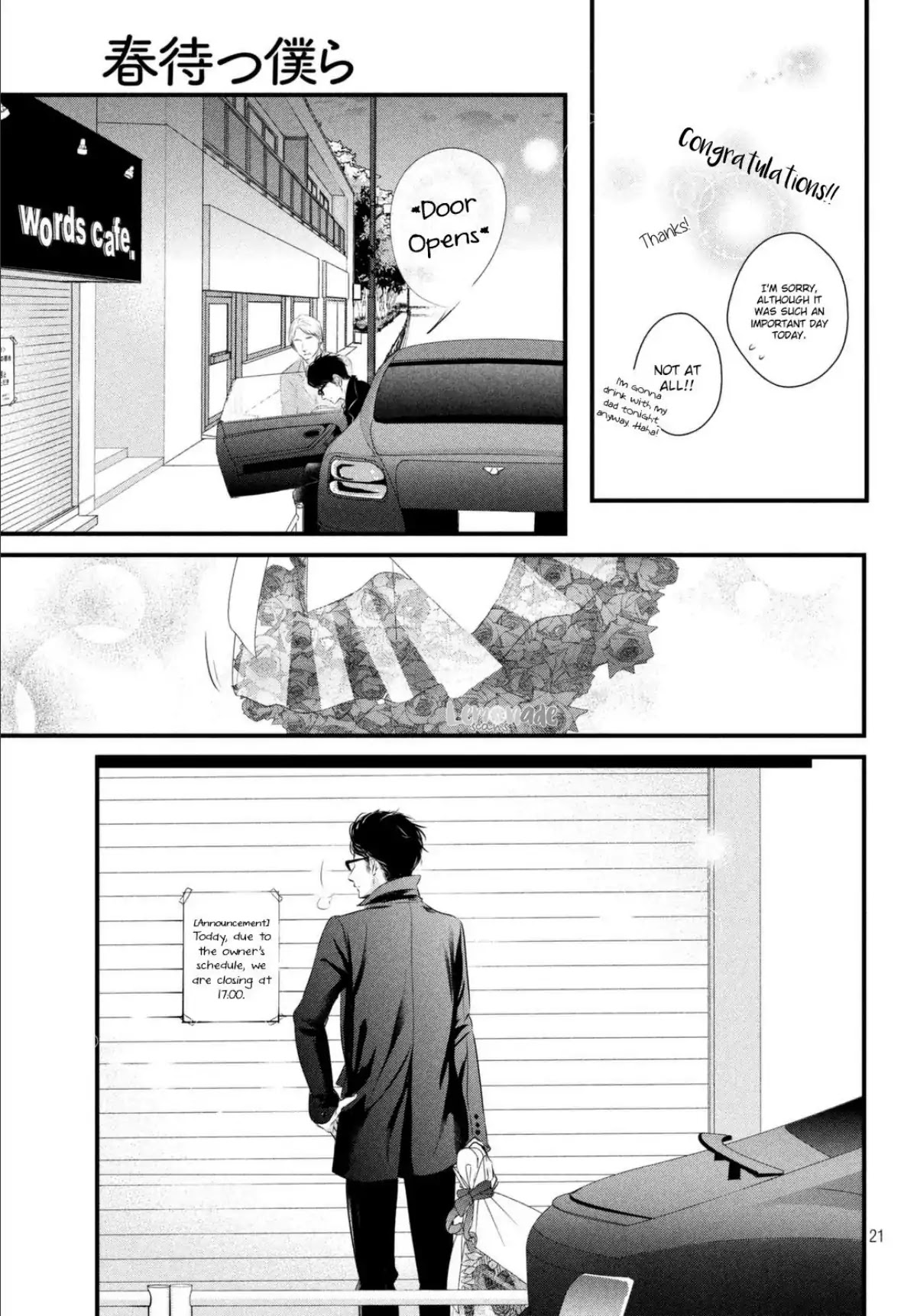 Haru Matsu Bokura Chapter 37 page 21 - Chapter 37: A Staight feeling