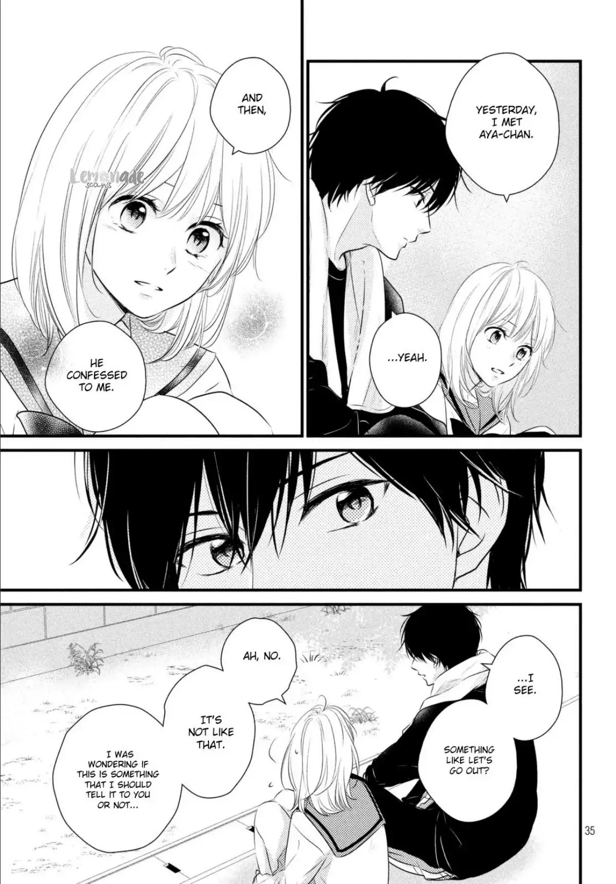 Haru Matsu Bokura Chapter 37 page 35 - Chapter 37: A Staight feeling