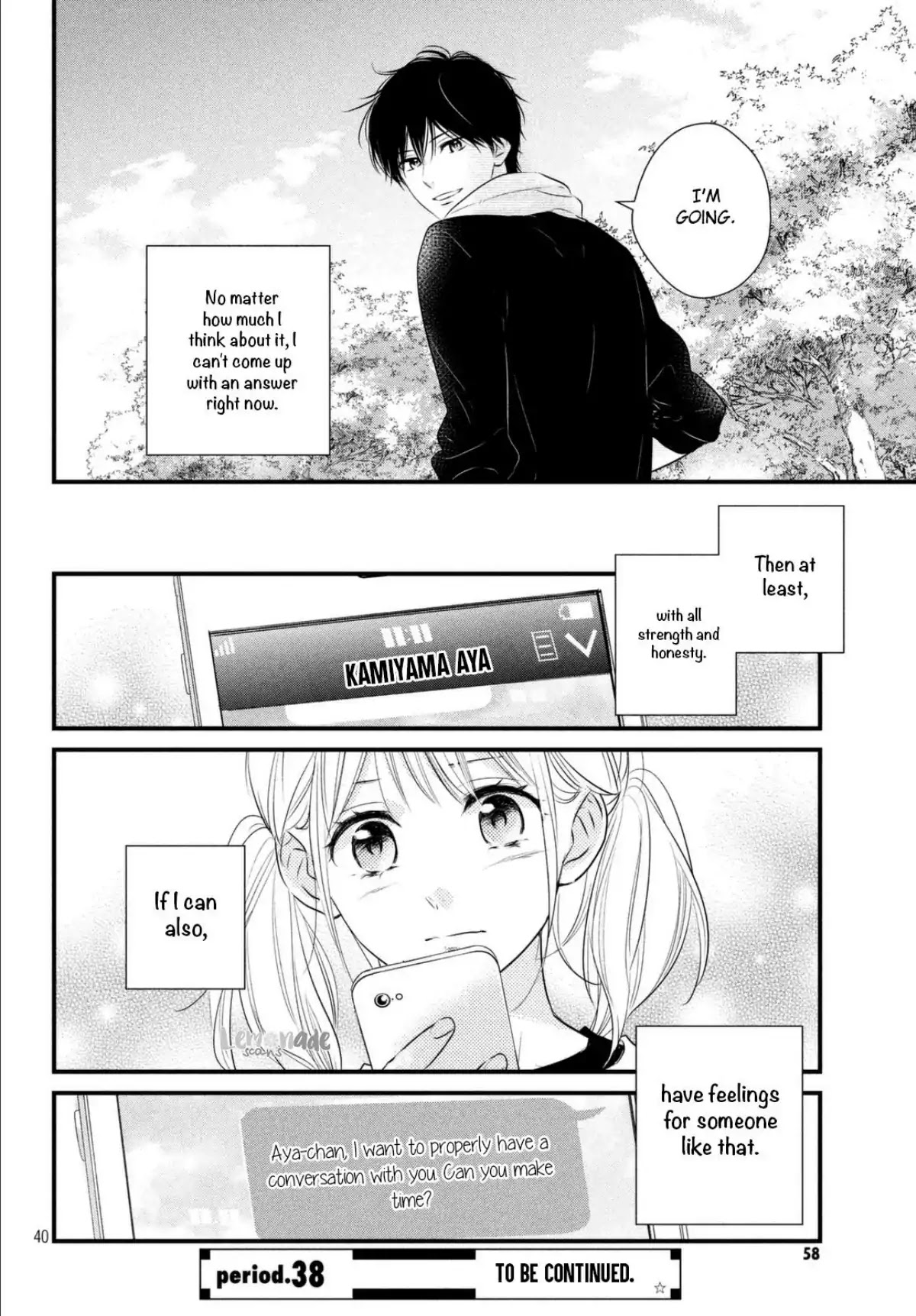 Haru Matsu Bokura Chapter 37 page 40 - Chapter 37: A Staight feeling