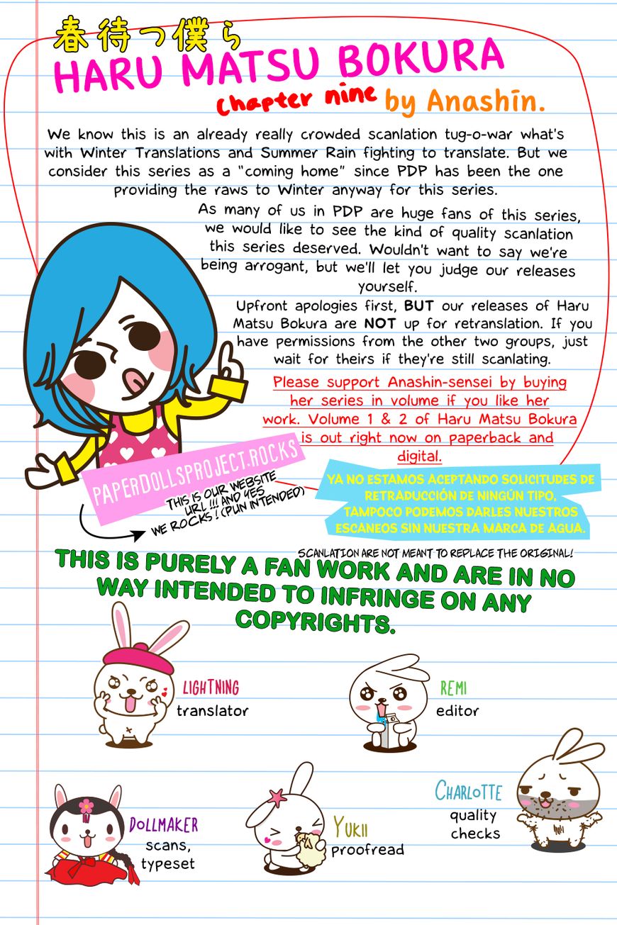 Haru Matsu Bokura Chapter 9 page 2 - Chapter 9 : Time to get your heart racing.