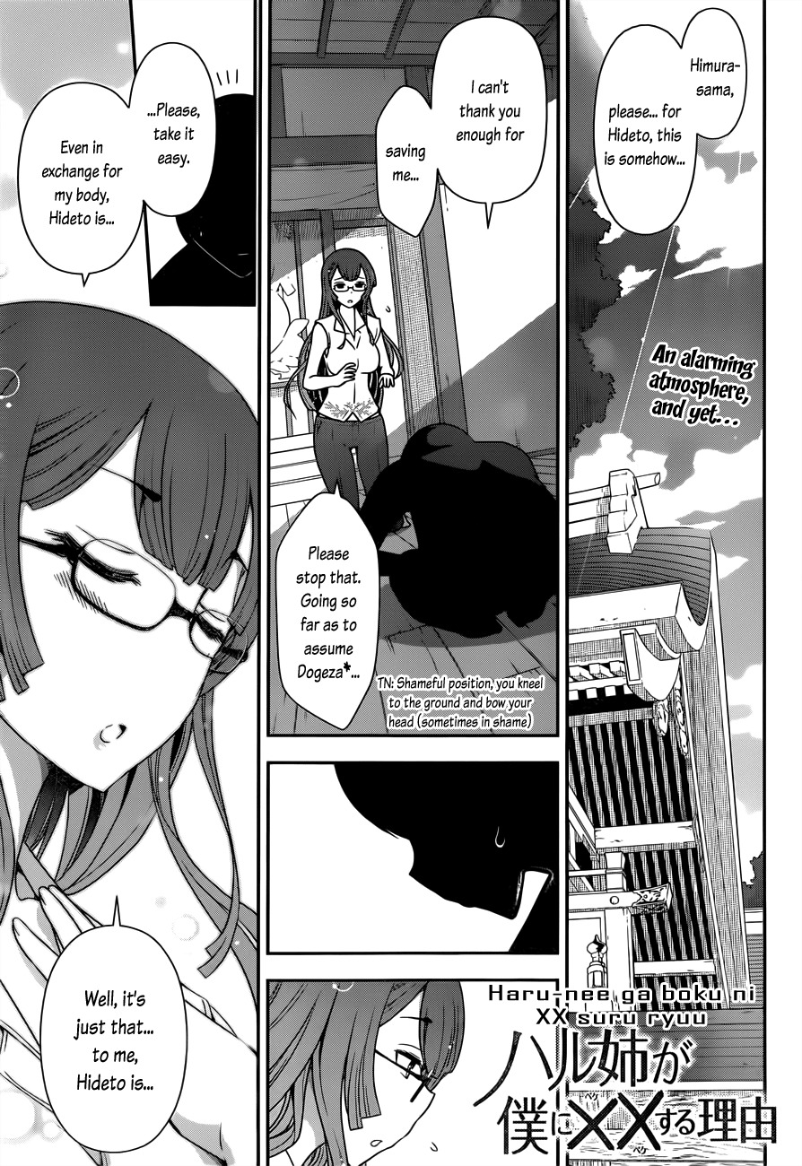 Haru-nee ga Boku ni xx Suru Riyuu Chapter 2 page 1 - Chapter 2: Eating a meal? Taking a bath? Even me?
