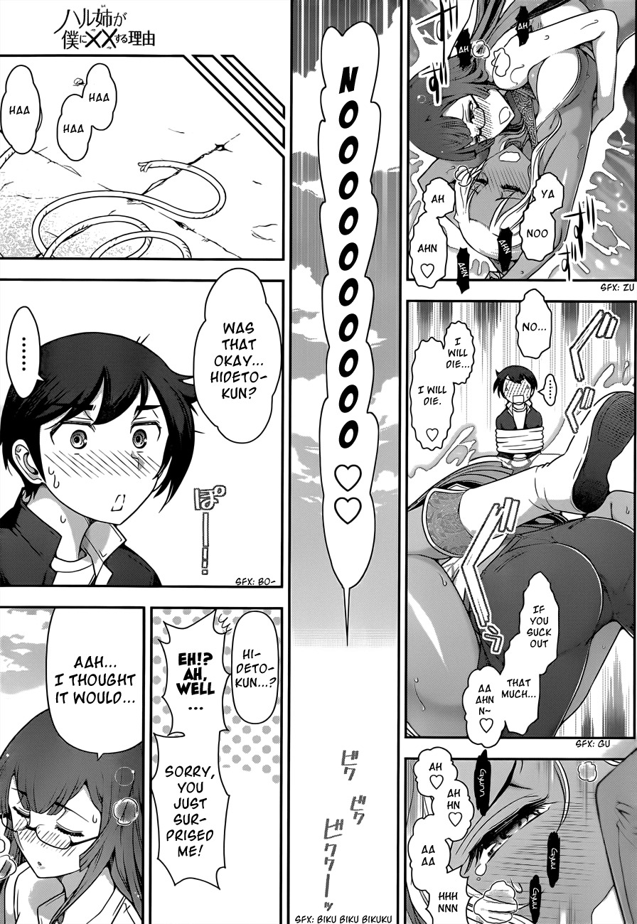 Haru-nee ga Boku ni xx Suru Riyuu Chapter 4 page 24 - Chapter 4: Haru-nee, you're just sucking too much in