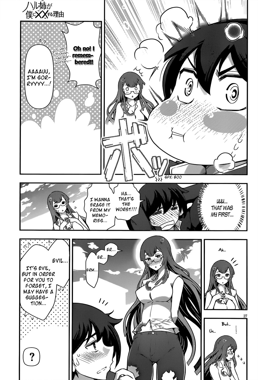 Haru-nee ga Boku ni xx Suru Riyuu Chapter 4 page 26 - Chapter 4: Haru-nee, you're just sucking too much in