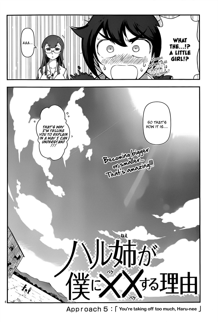Haru-nee ga Boku ni xx Suru Riyuu Chapter 5 page 4 - Chapter 5: You're taking off too much, Haru-nee