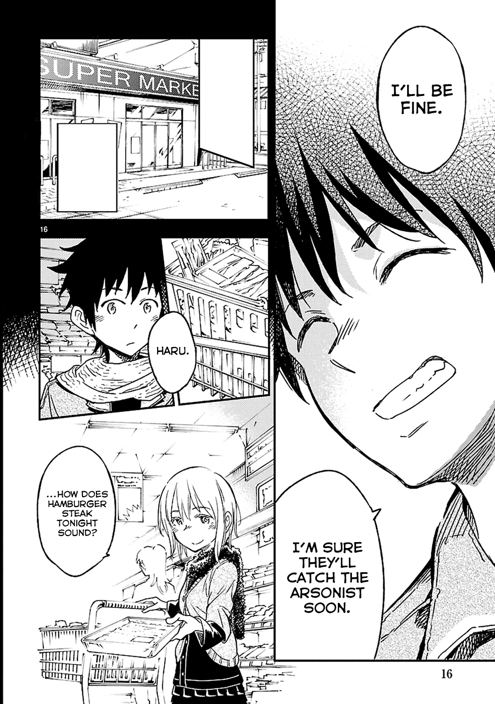 Haru no Houtai Shoujo Chapter 13 page 16 - Chapter 13: Flames