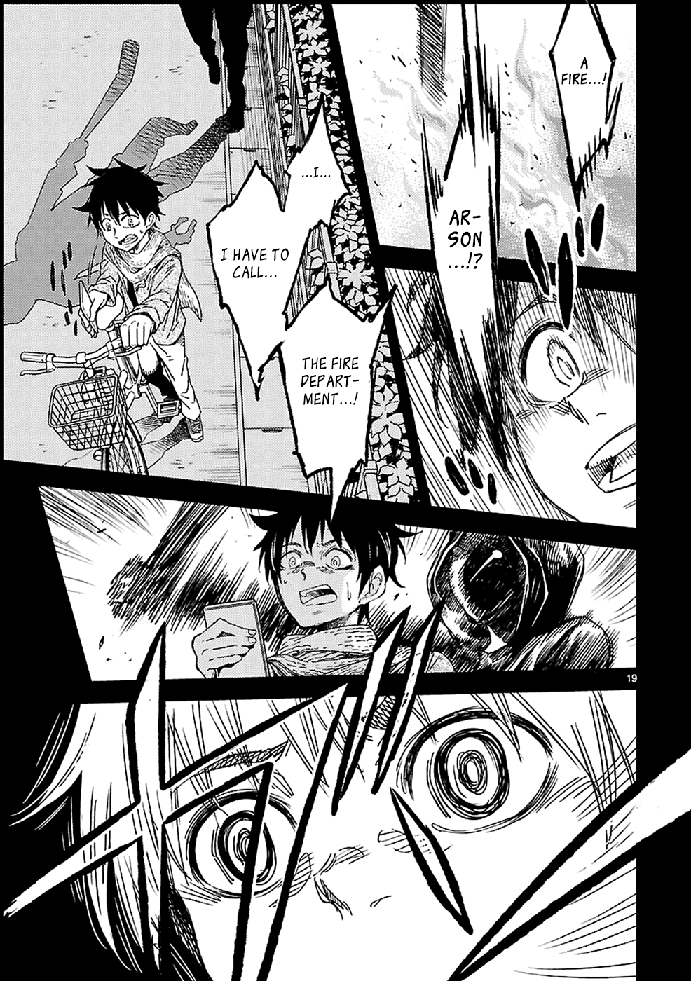 Haru no Houtai Shoujo Chapter 13 page 19 - Chapter 13: Flames