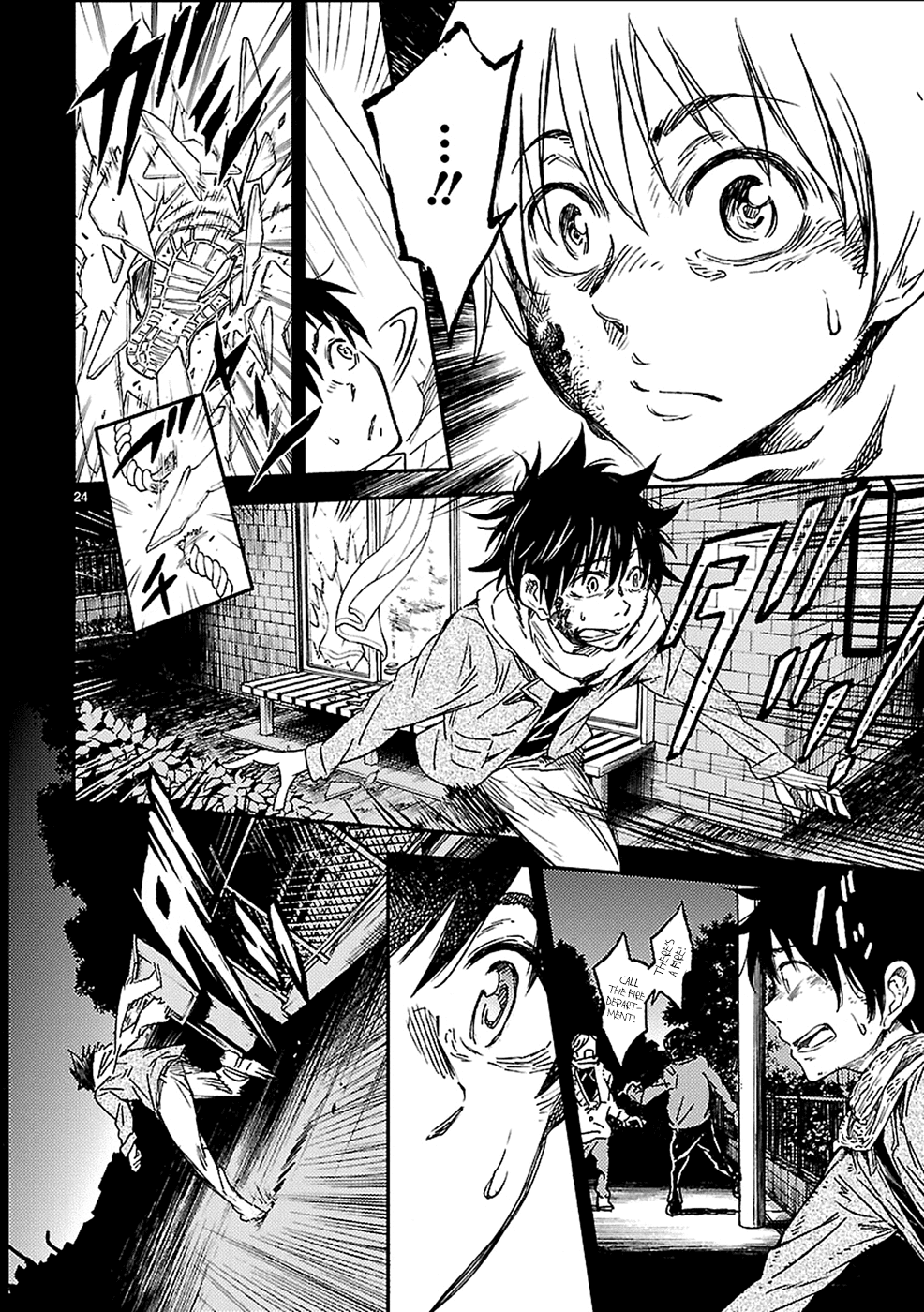 Haru no Houtai Shoujo Chapter 13 page 24 - Chapter 13: Flames