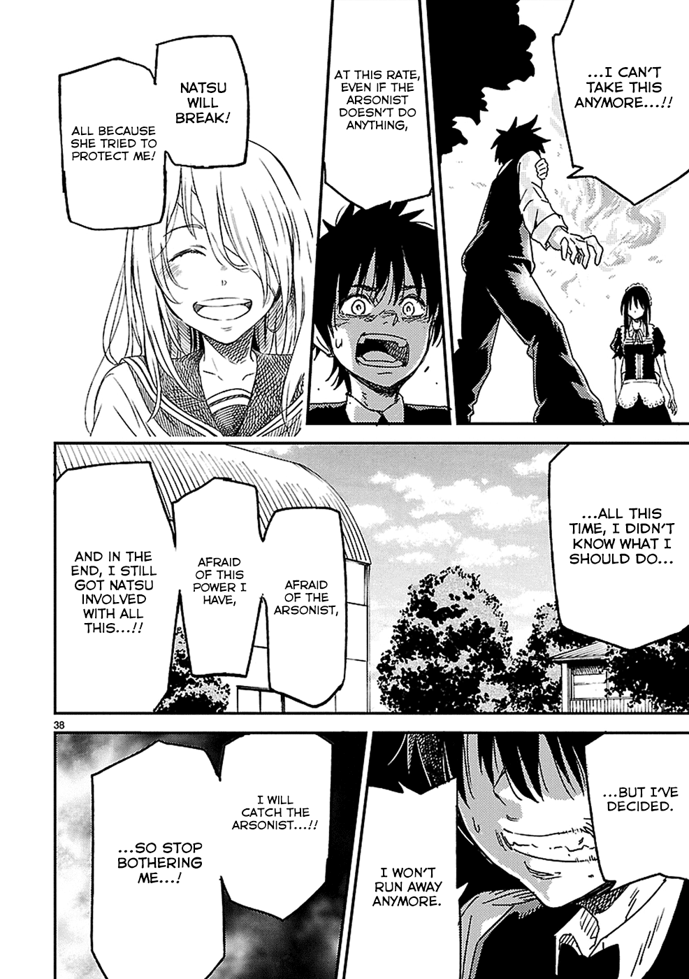Haru no Houtai Shoujo Chapter 13 page 37 - Chapter 13: Flames
