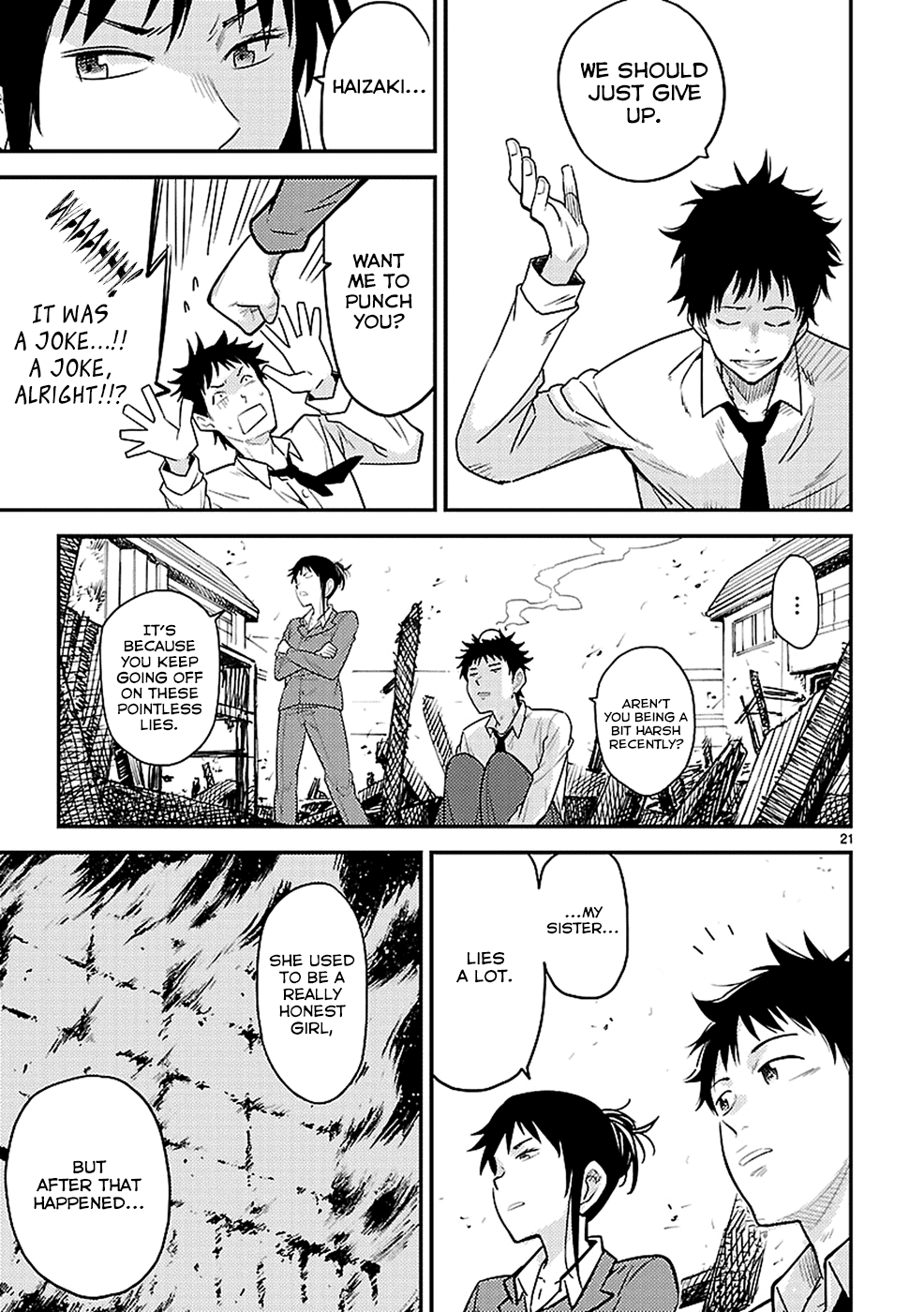 Haru no Houtai Shoujo Chapter 6 page 21 - Chapter 6: I Believe You