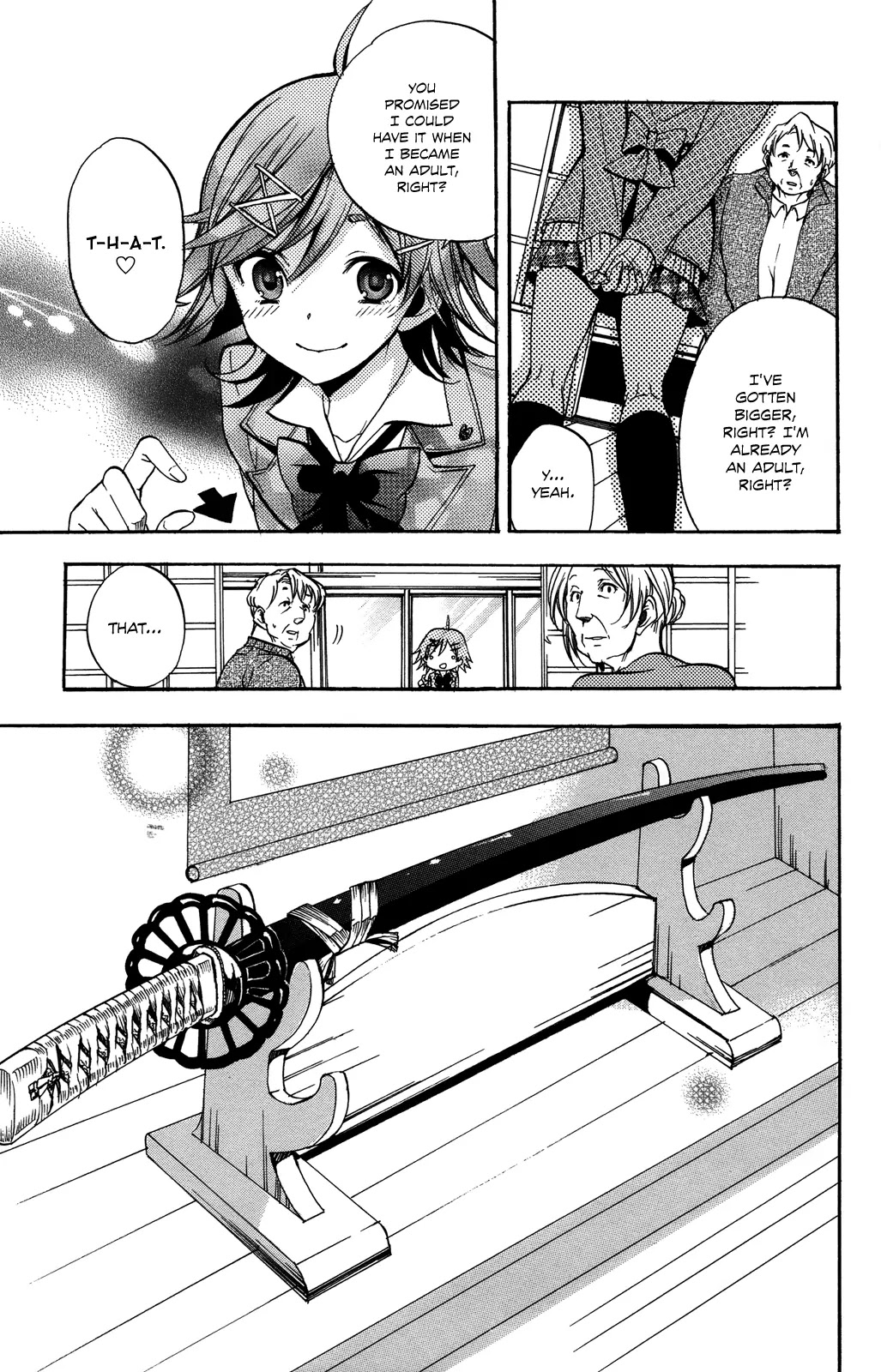 Haru Polish Chapter 1 page 13 - Chapter 1: Okamoto Haru and the Japanese Sword