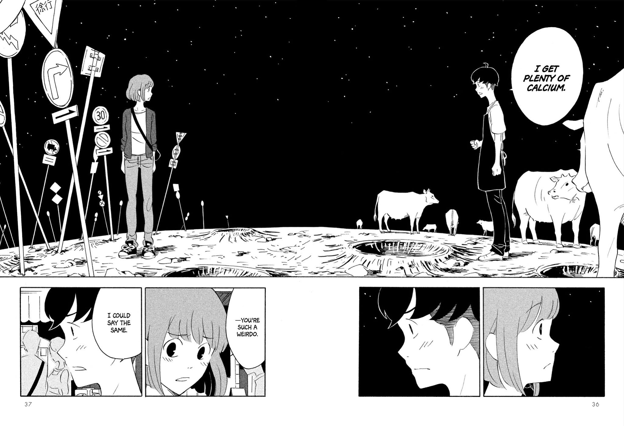 Haru to Bonkura Chapter 1 page 37 - Chapter 1 : The Lunar Surface & Eye Sockets