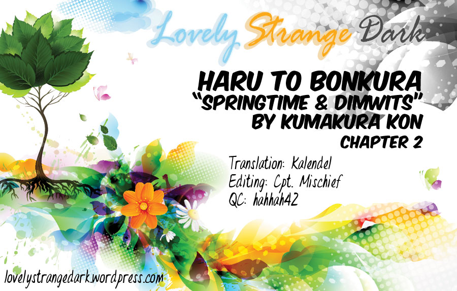 Haru to Bonkura Chapter 2 page 1 - Chapter 2 : Flooded City & The Chuo Railway Line