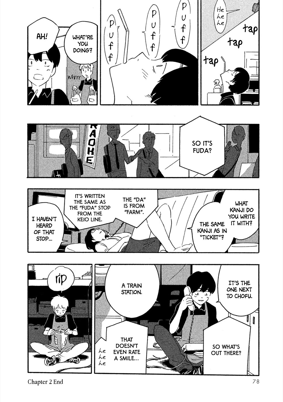 Haru to Bonkura Chapter 2 page 36 - Chapter 2 : Flooded City & The Chuo Railway Line