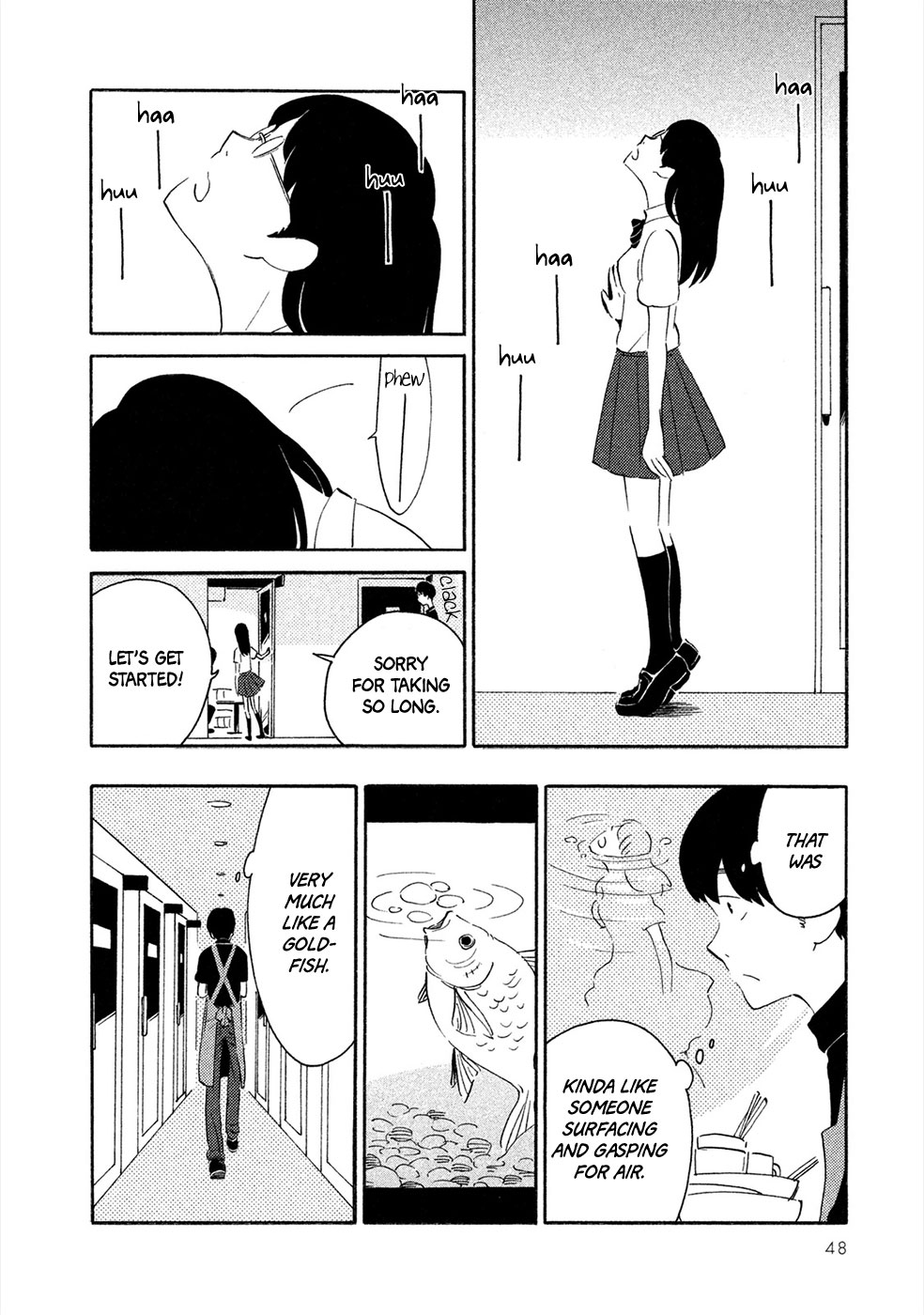 Haru to Bonkura Chapter 2 page 7 - Chapter 2 : Flooded City & The Chuo Railway Line
