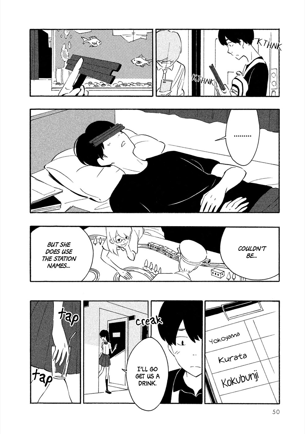 Haru to Bonkura Chapter 2 page 9 - Chapter 2 : Flooded City & The Chuo Railway Line