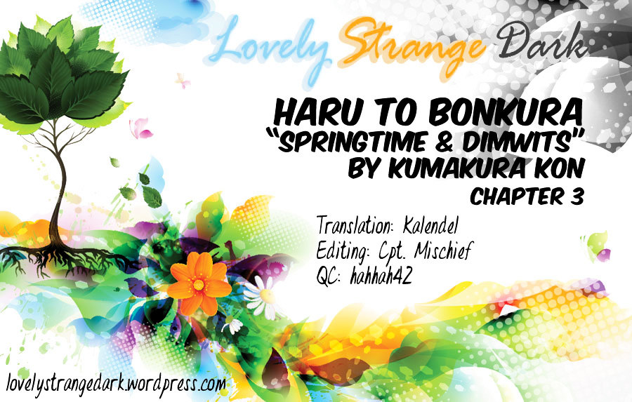 Haru to Bonkura Chapter 3 page 1 - Chapter 3 : The Cactus-tamer's Apprentice
