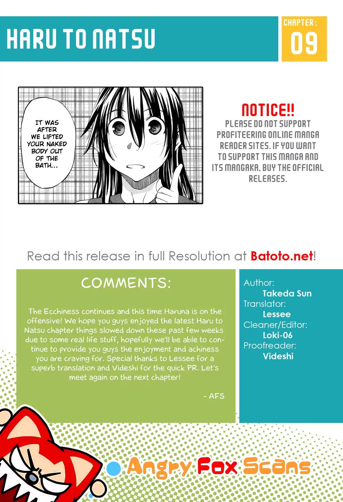 Haru to Natsu Chapter 10 page 33 - Chapter 10: Hot Springs Getaway