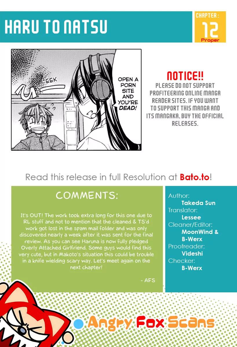 Haru to Natsu Chapter 12 page 36 - Chapter 12: Let's Meet Online!