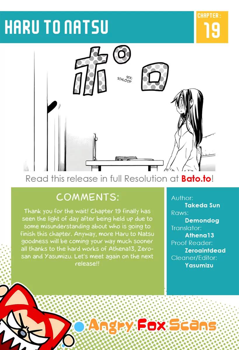 Haru to Natsu Chapter 19 page 38 - Chapter 19: Will You Stay For Some Cookies?