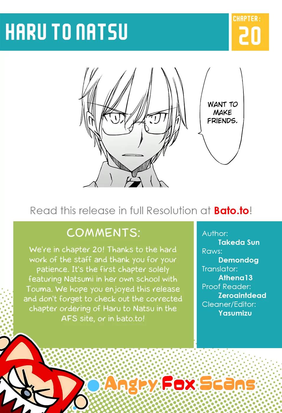 Haru to Natsu Chapter 20 page 41 - Chapter 20: Let's Create a Club!