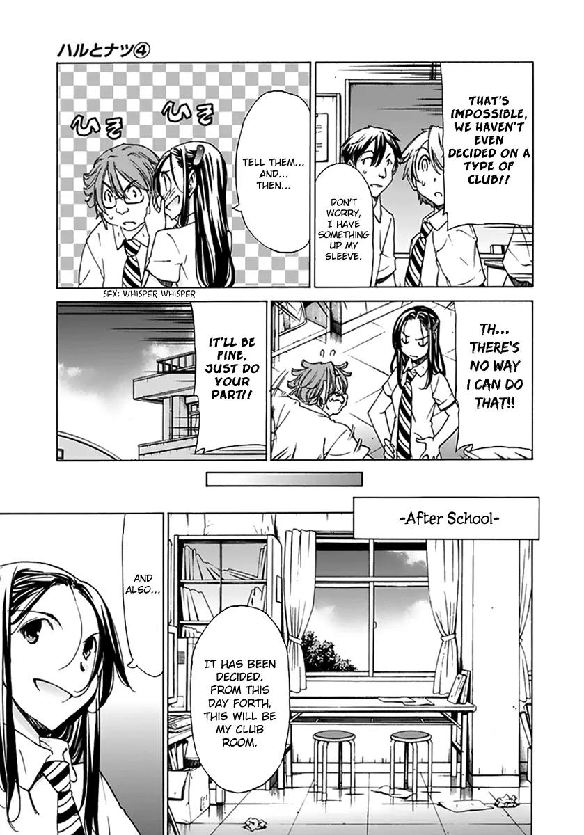 Haru to Natsu Chapter 20 page 9 - Chapter 20: Let's Create a Club!