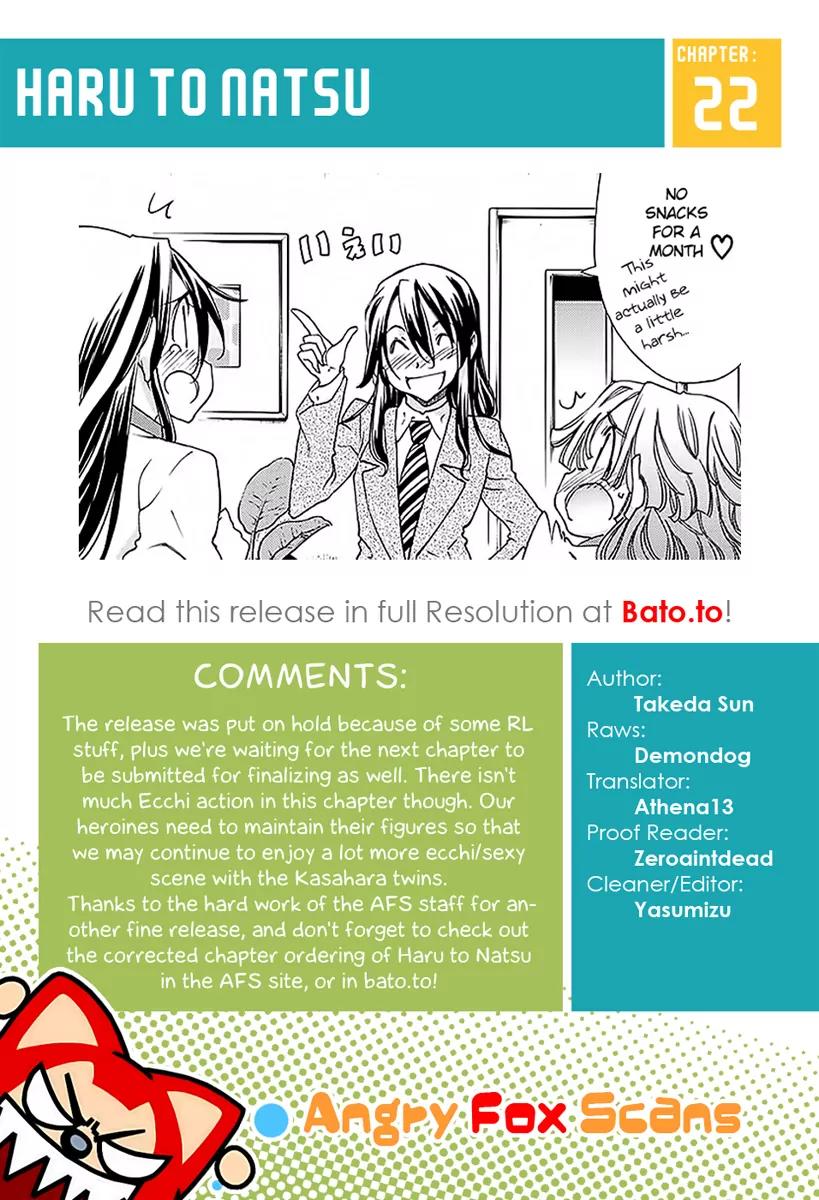 Haru to Natsu Chapter 22 page 36 - Chapter 22: You Need to Go on a Diet