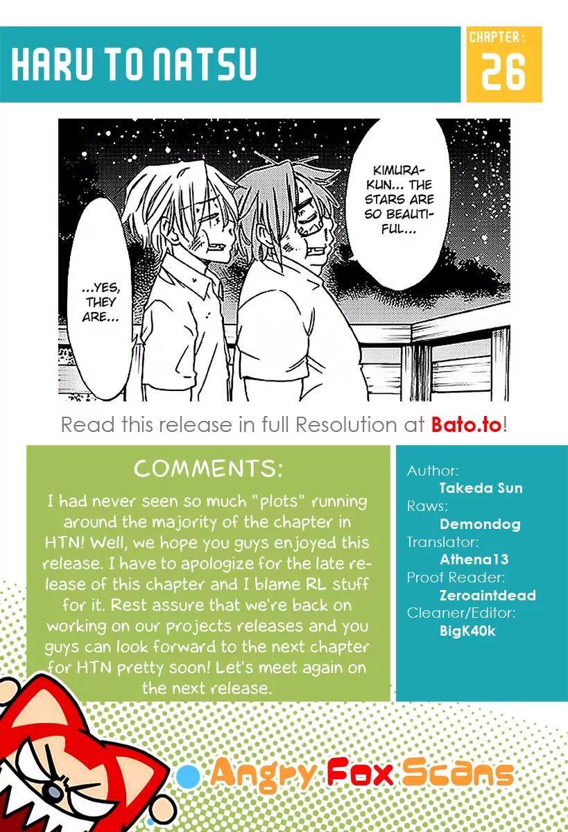 Haru to Natsu Chapter 26 page 22 - Chapter 26: No Peeking!