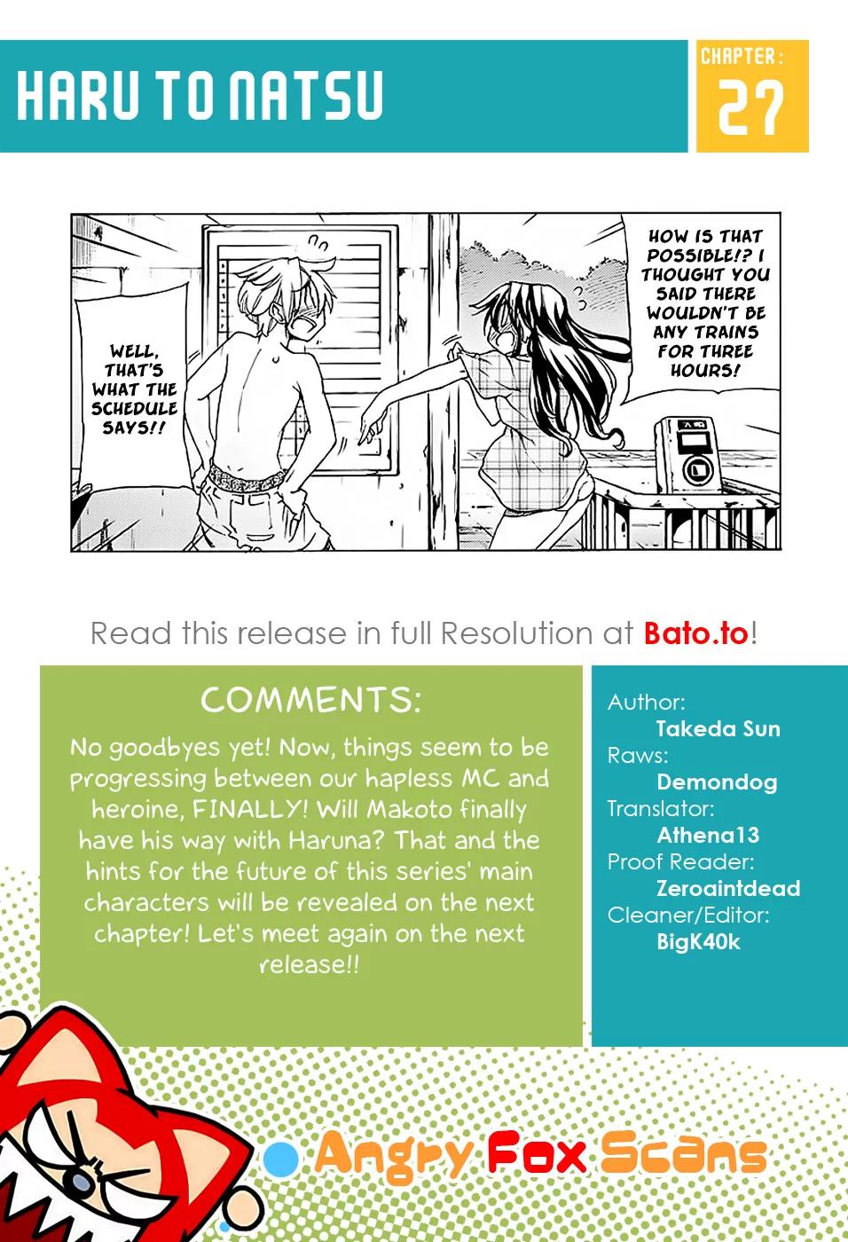 Haru to Natsu Chapter 27 page 22 - Chapter 27: A Short Detour