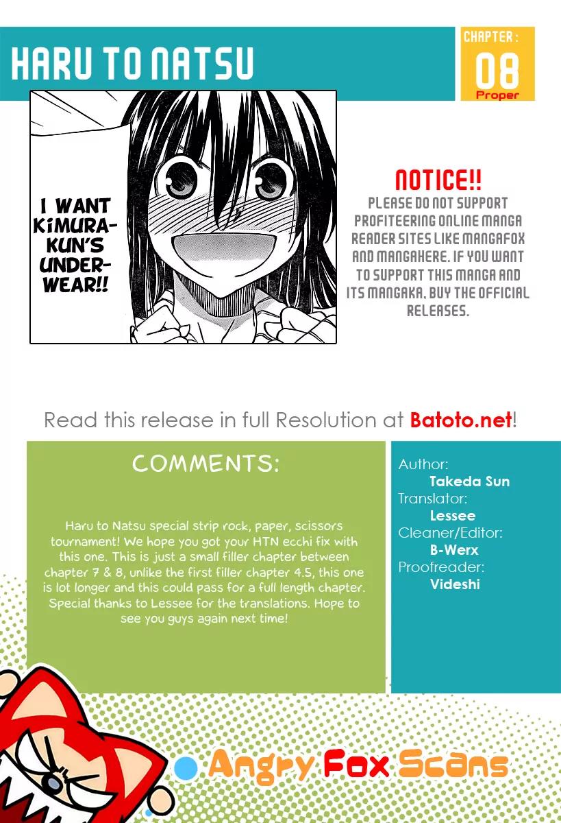 Haru to Natsu Chapter 8 page 27 - Chapter 8: Strip Rock, Paper, Scissors Tournament