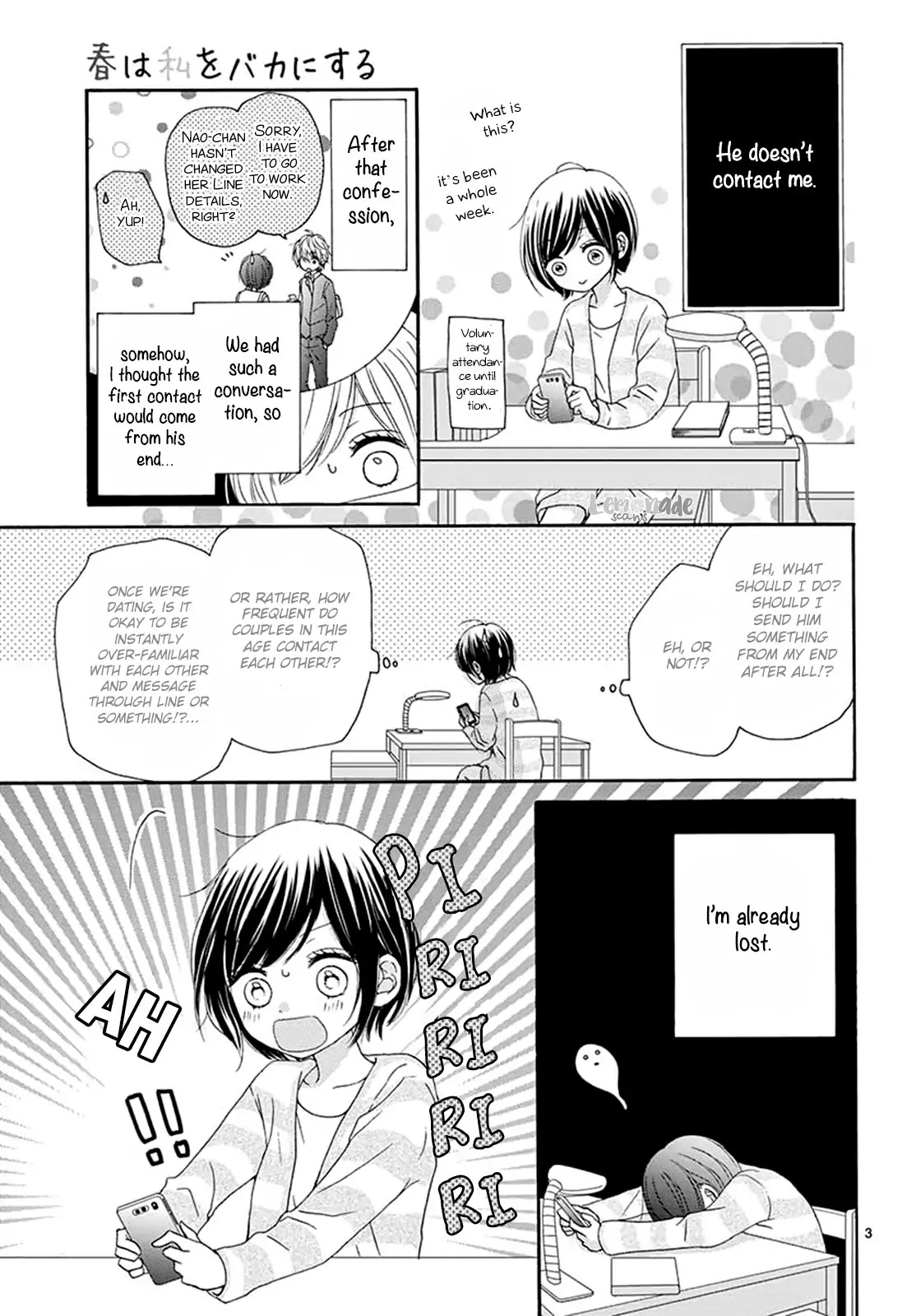 Haru Wa Watashi Wo Baka Ni Suru Chapter 2 page 5 - Chapter 2