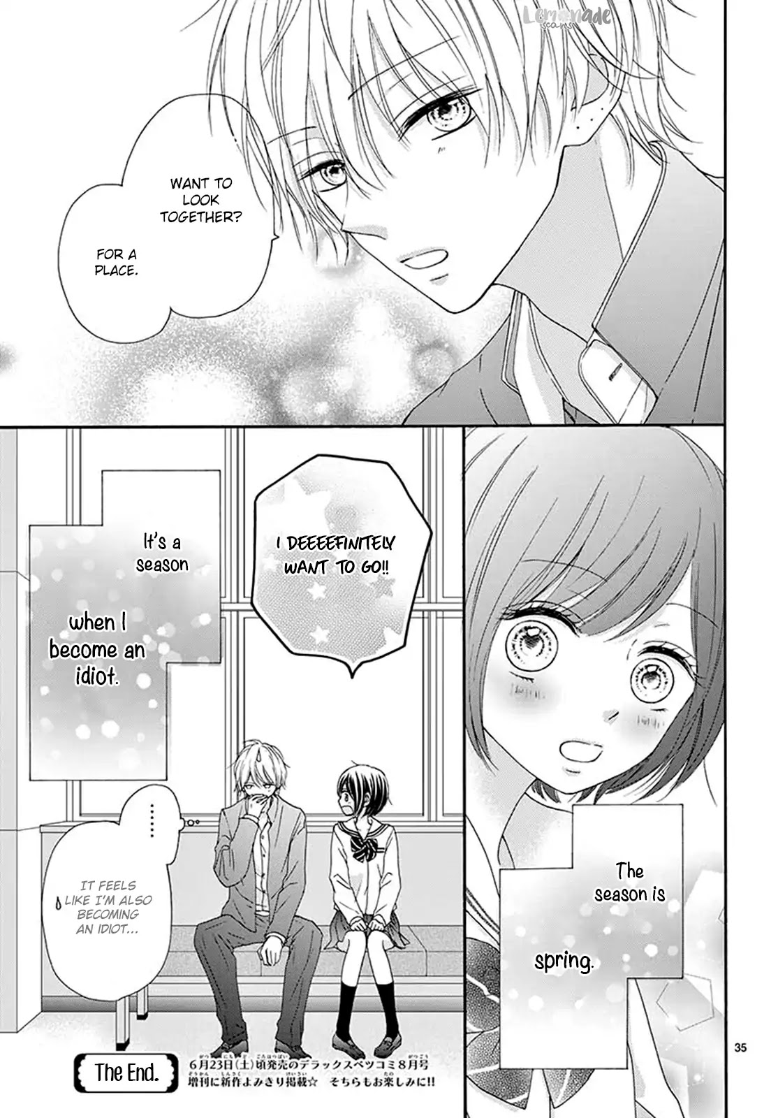 Haru Wa Watashi Wo Baka Ni Suru Chapter 3 page 36 - Chapter 3: END
