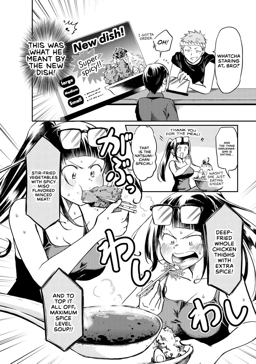 Harukawa-san is Hungry Today Too. Chapter 11 page 6 - Chapter 11: Supersized! Extra Spicy Ramen