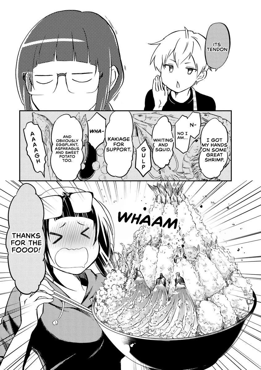 Harukawa-san is Hungry Today Too. Chapter 13 page 11 - Chapter 13: Tempura Pyramid Over Rice!