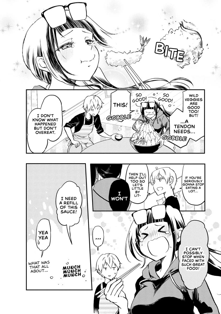 Harukawa-san is Hungry Today Too. Chapter 13 page 12 - Chapter 13: Tempura Pyramid Over Rice!