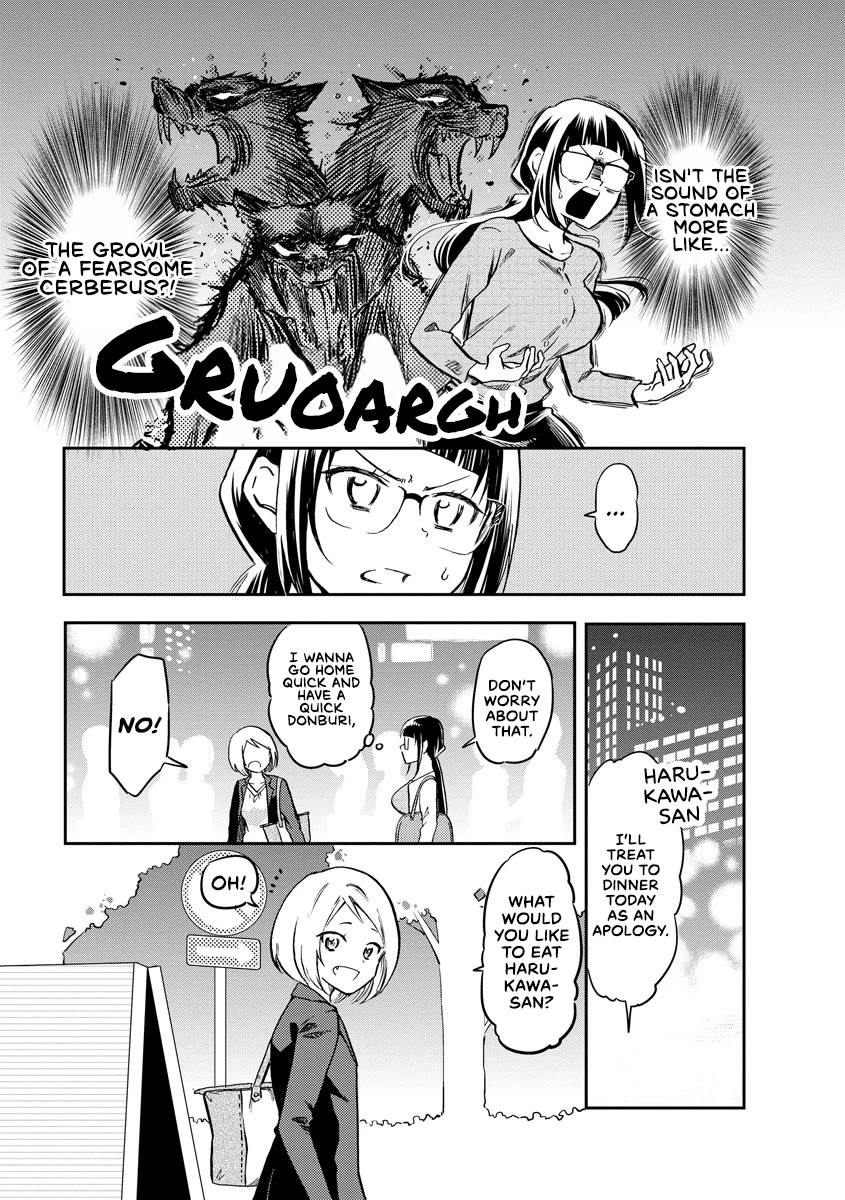 Harukawa-san is Hungry Today Too. Chapter 13 page 3 - Chapter 13: Tempura Pyramid Over Rice!