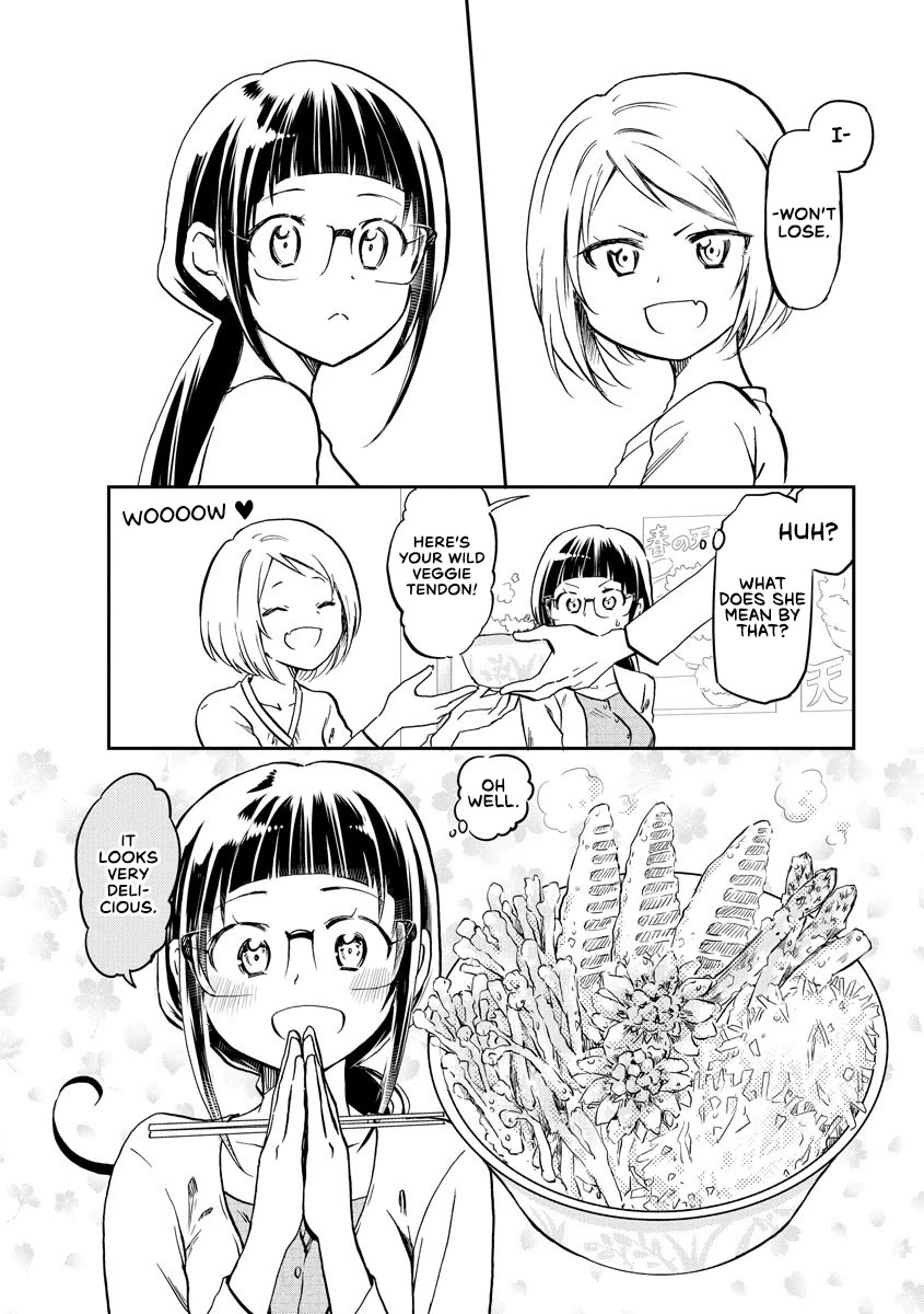 Harukawa-san is Hungry Today Too. Chapter 13 page 6 - Chapter 13: Tempura Pyramid Over Rice!