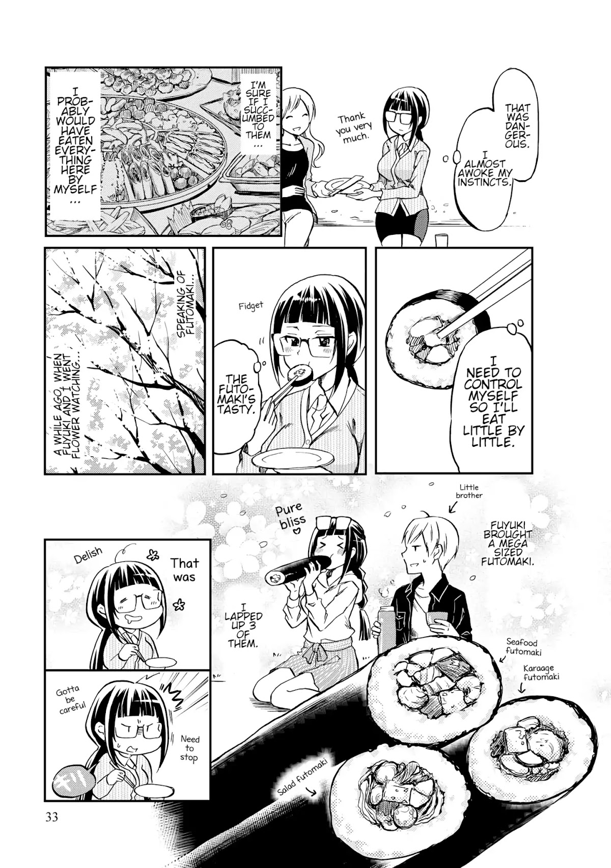 Harukawa-san is Hungry Today Too. Chapter 4 page 3 - Chapter 4