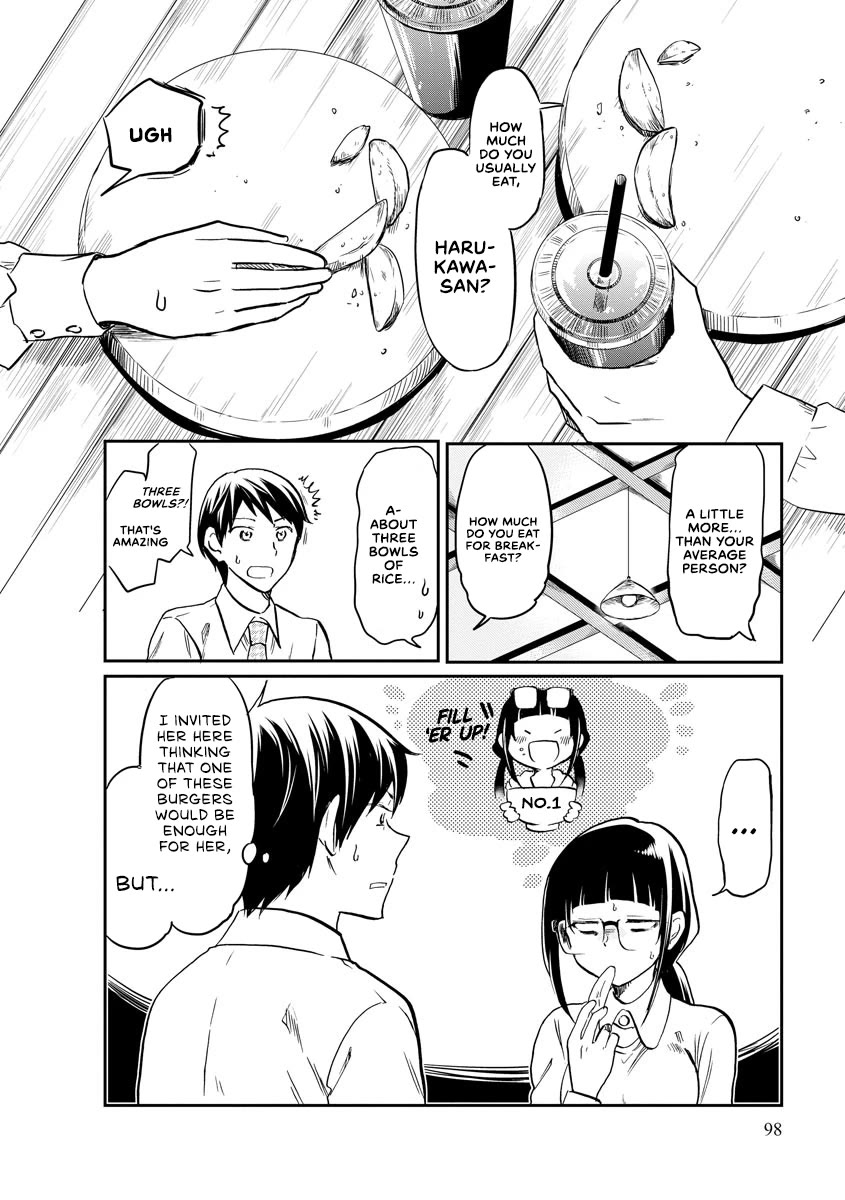 Harukawa-san is Hungry Today Too. Chapter 9 page 8 - Chapter 9: Big Bang Burger