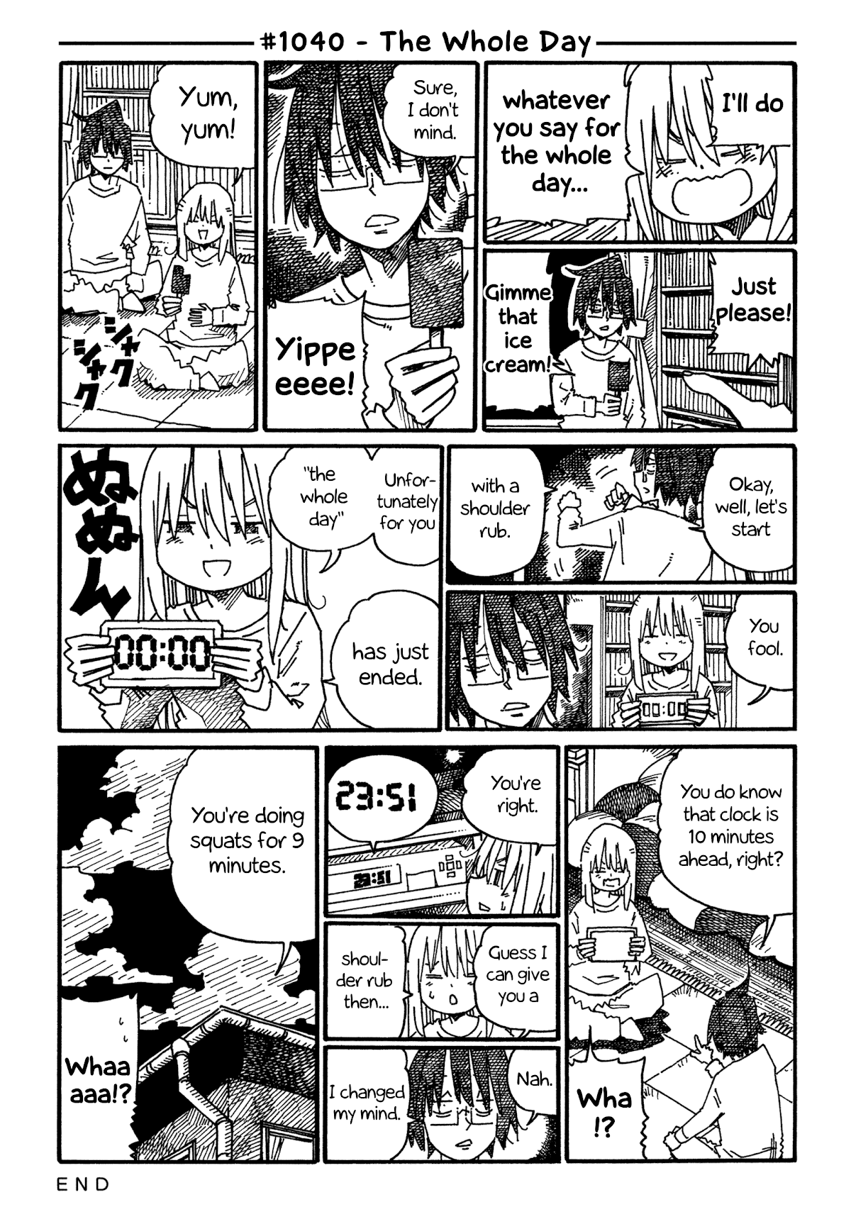 Hatarakanai Futari (The Jobless Siblings) Chapter 1040 page 1 - Chapter 1040: The Whole Day