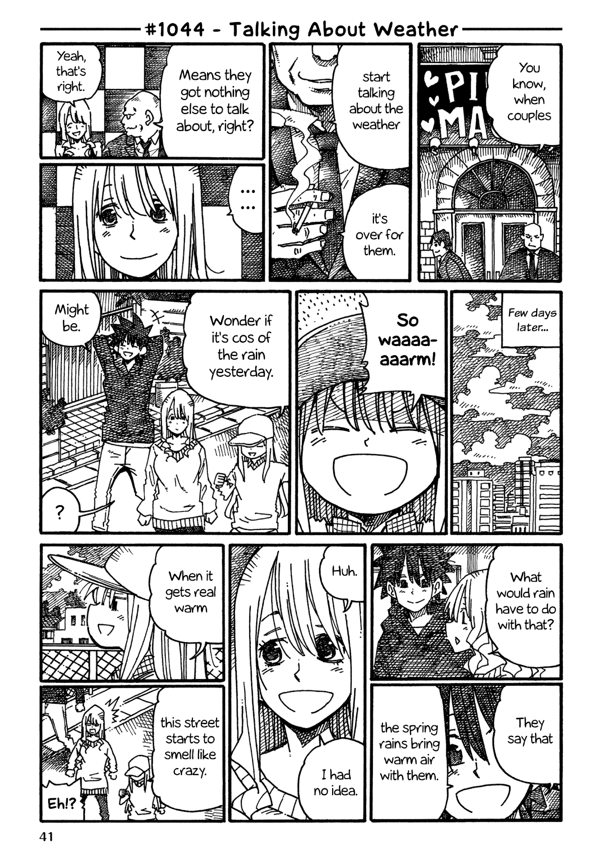 Hatarakanai Futari (The Jobless Siblings) Chapter 1044 page 1 - Chapter 1044: Talking About Weather