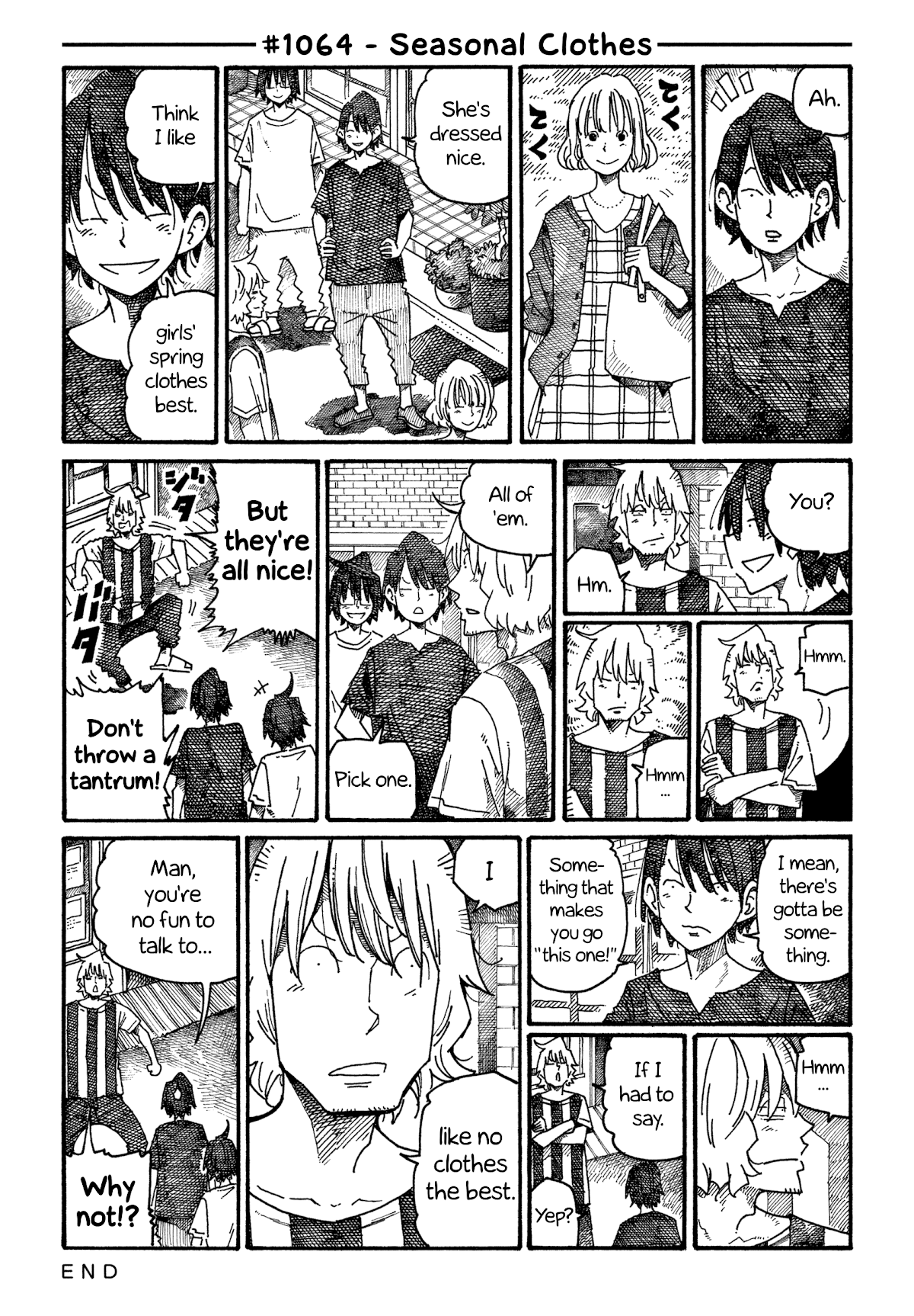 Hatarakanai Futari (The Jobless Siblings) Chapter 1064 page 1 - Chapter 1064: Seasonal Clothes