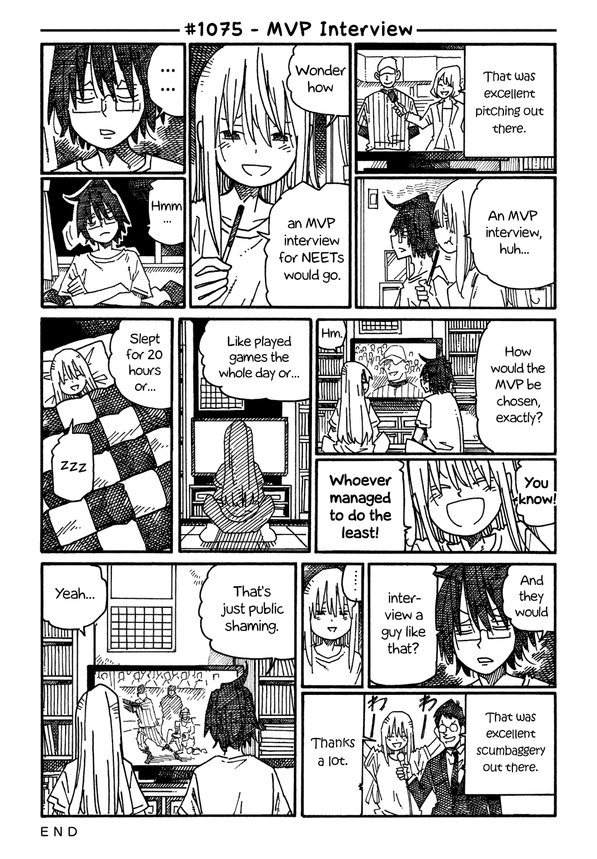 Hatarakanai Futari (The Jobless Siblings) Chapter 1075 page 1 - Chapter 1075: MVP Interview