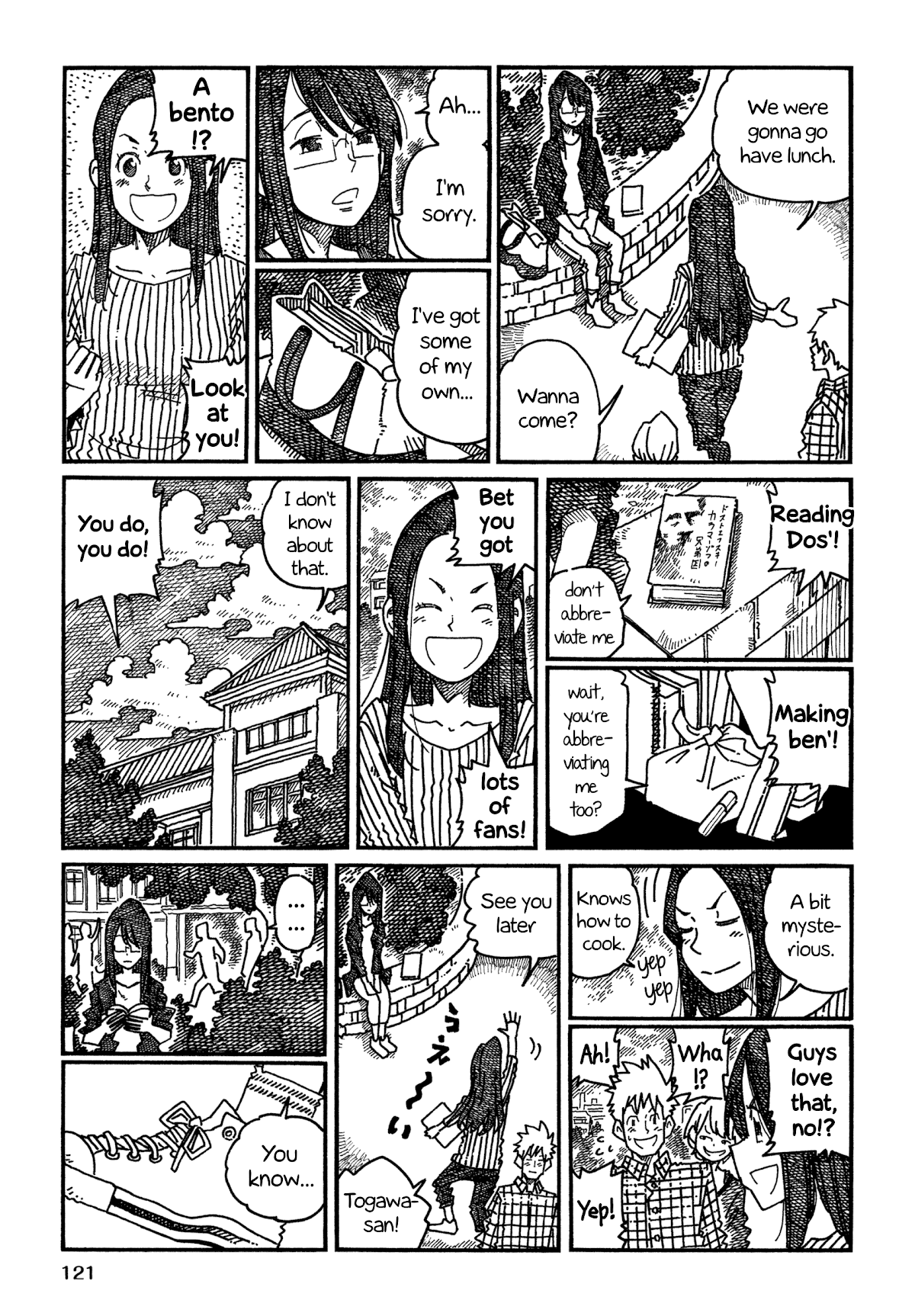 Hatarakanai Futari (The Jobless Siblings) Chapter 1085.2 page 3 - Chapter 1085.2: Inamori-san, Togawa-san & Dostoevsky